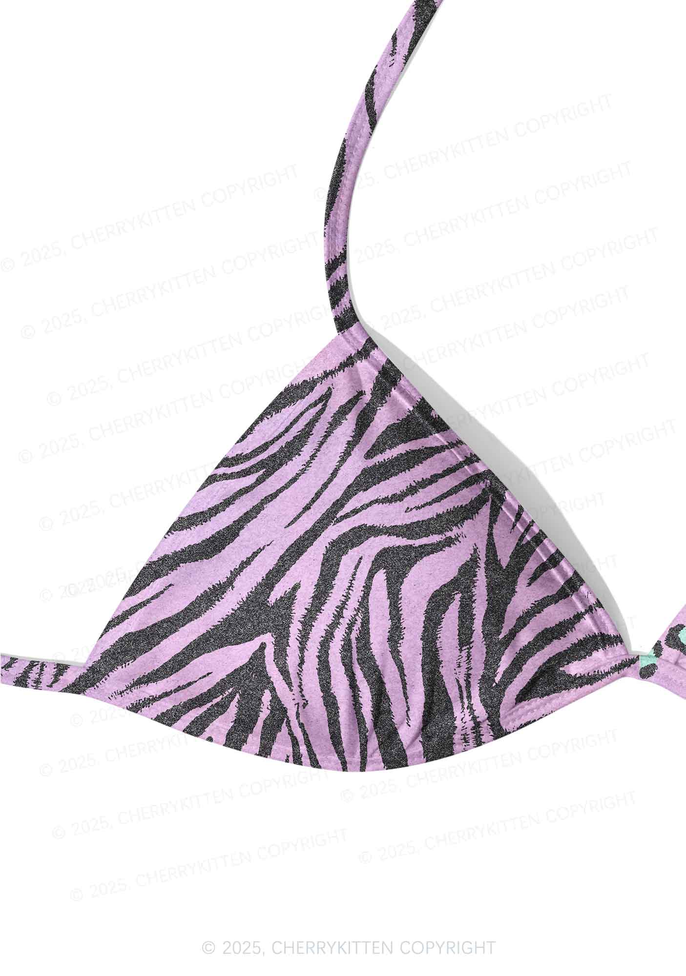 Zebra And Leopard Y2K Print Bikini Set Cherrykitten