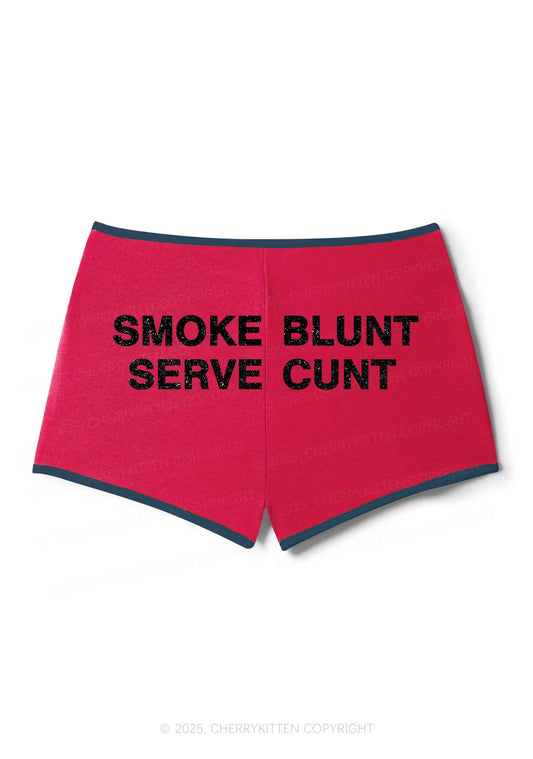 Smoke Blunt Y2K Booty Shorts Cherrykitten