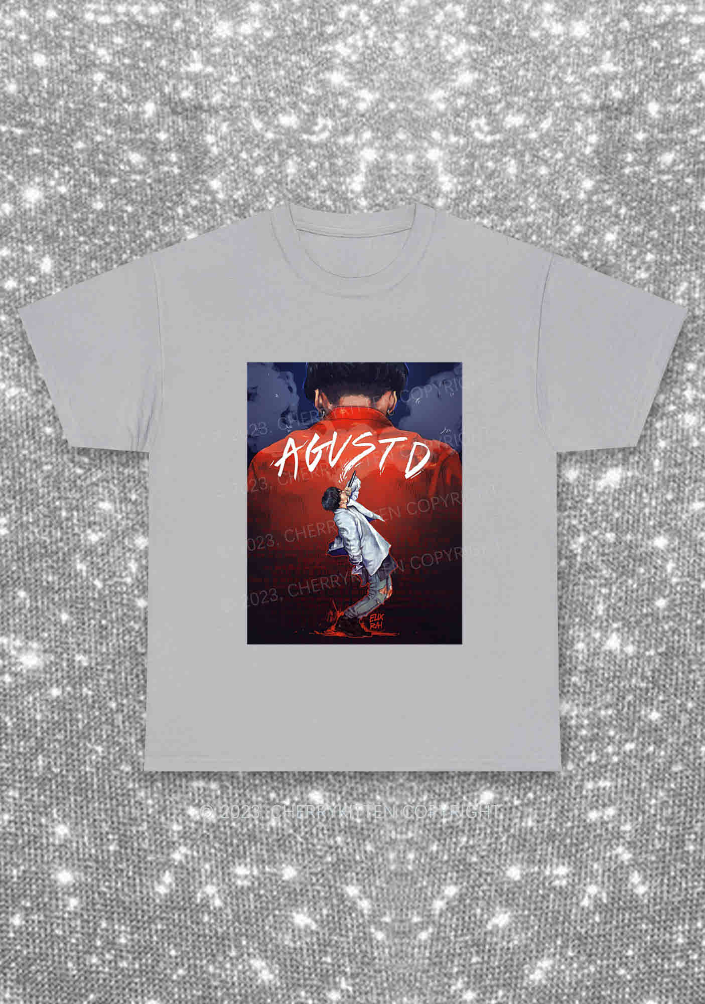 Agust D Kpop Y2K Chunky Shirt Cherrykitten