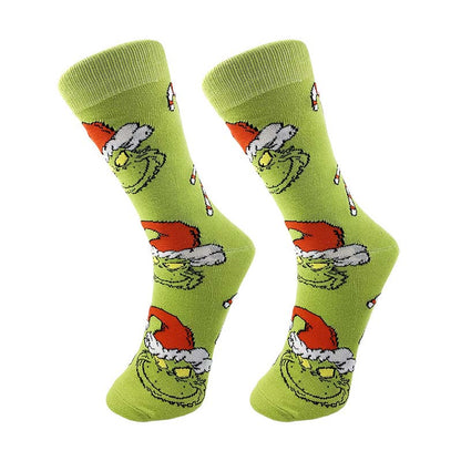 Creative Cartoon Pattern Y2K Christmas Socks
