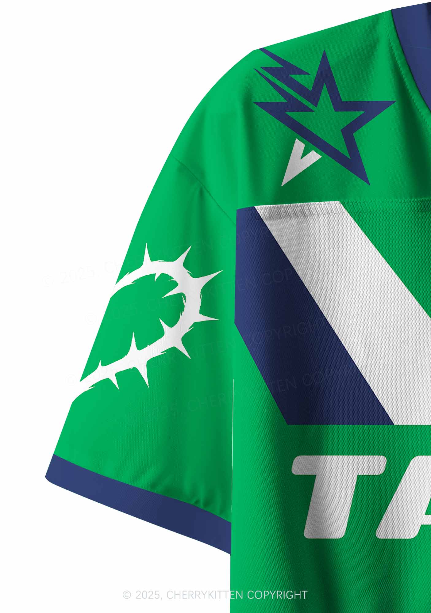 Custom Tattoos Are Stupid Y2K Crop Sport Jersey Shirts Cherrykitten