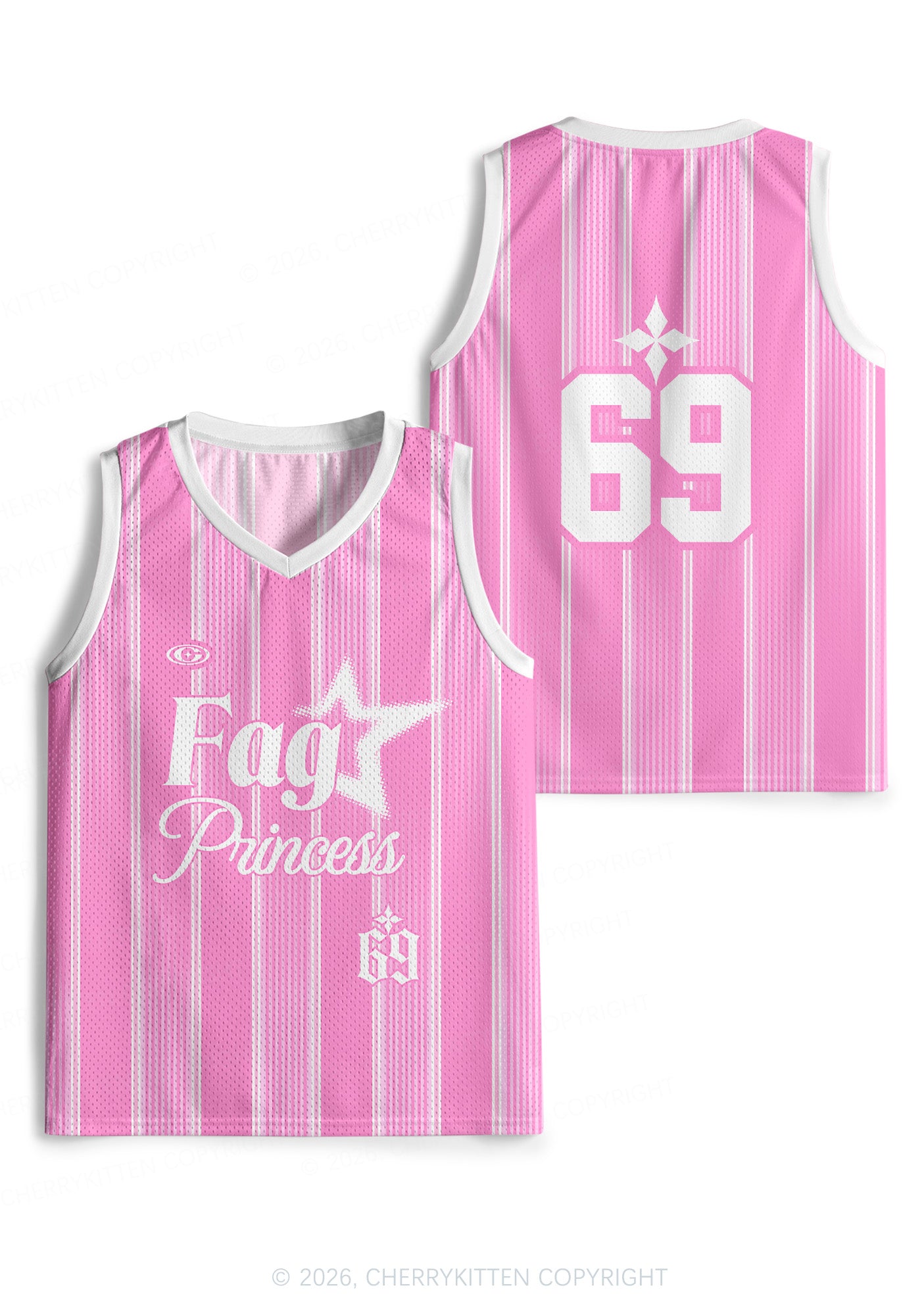 Fag Princess Pride Y2K Sport Jersey Tank Cherrykitten