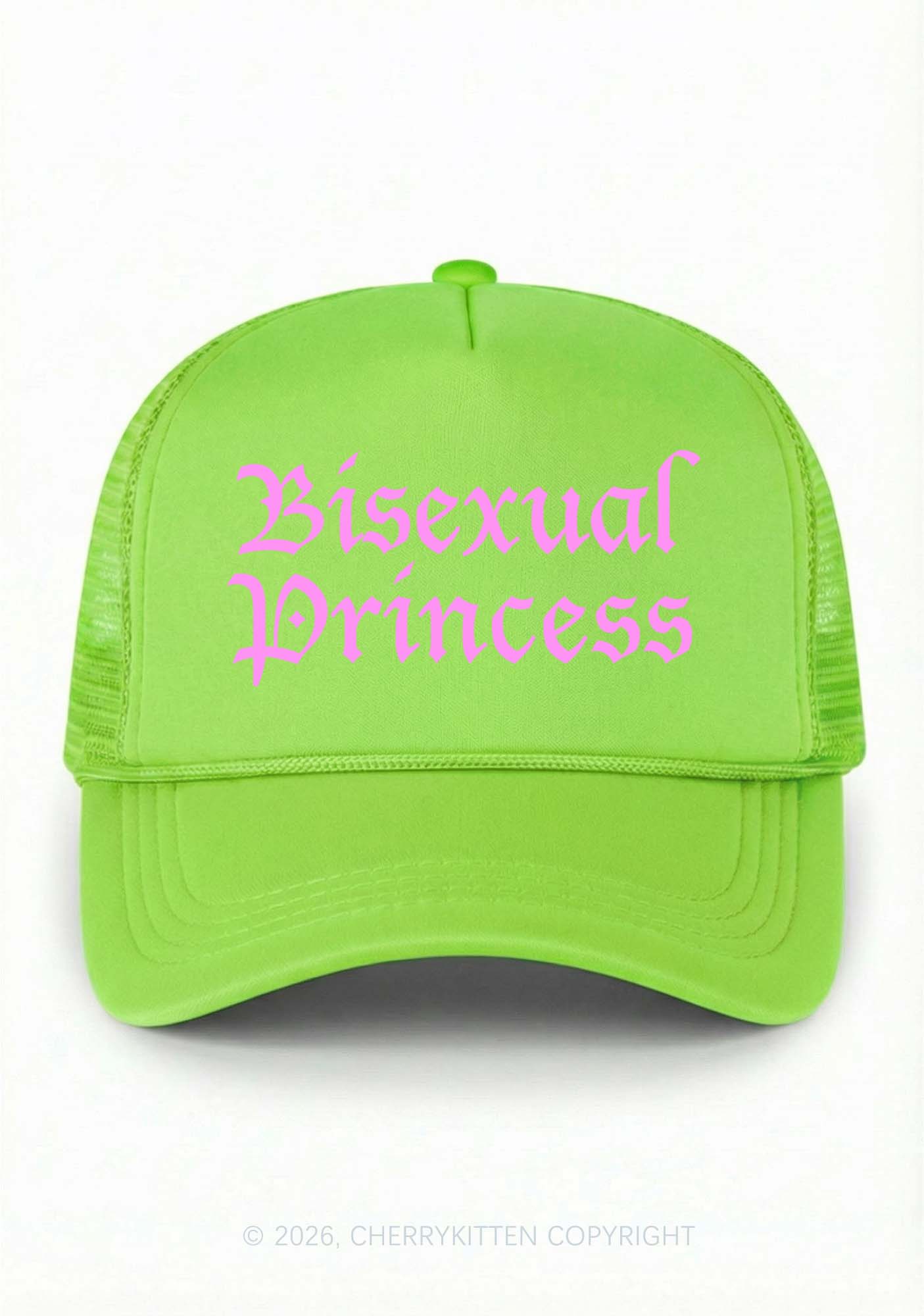 Bisexual Princess Pride Y2K Trucker Hat Cherrykitten