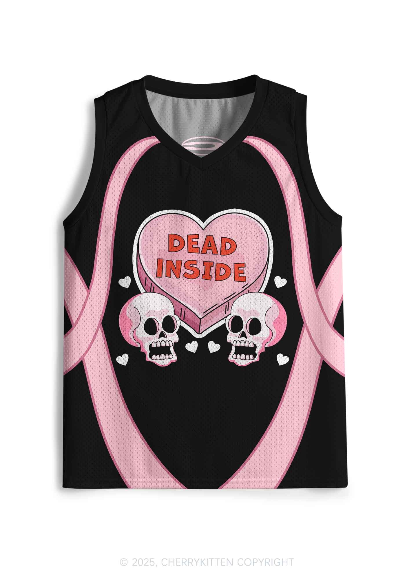 Halloween Custom Dead Inside Y2K Sport Jersey Tank Cherrykitten