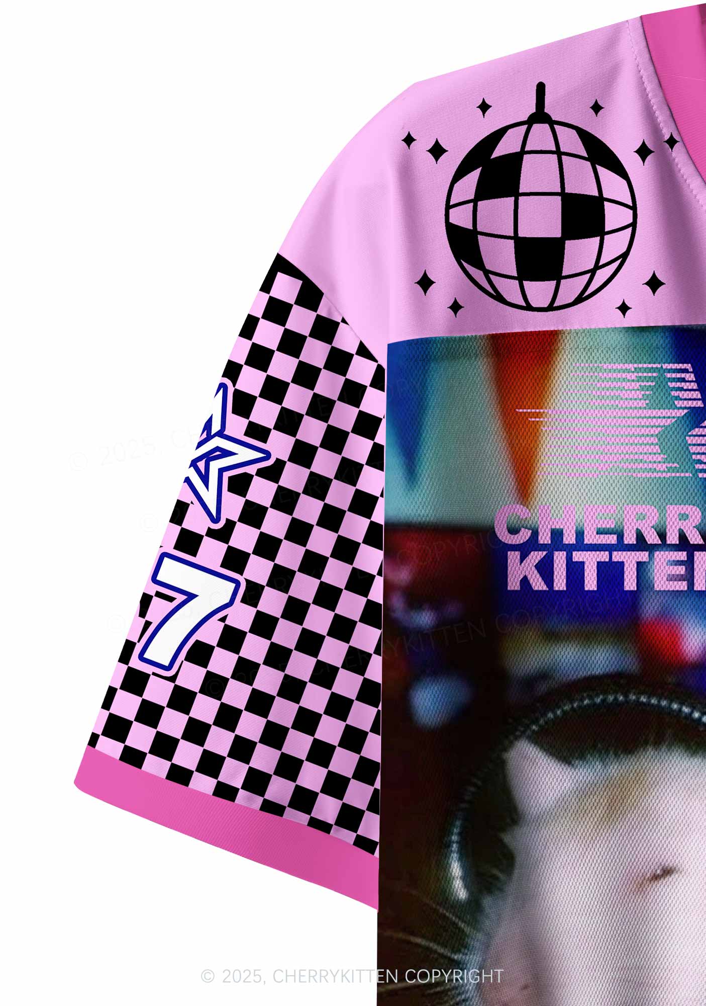 Custom DJ Rats Y2K Crop Sport Jersey Shirts Cherrykitten