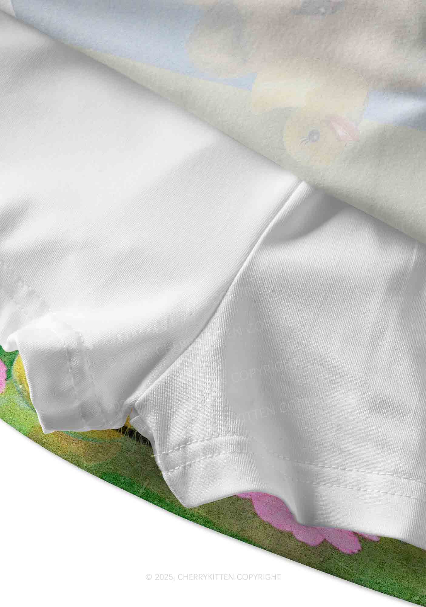 Swimming Capybara Y2K Print Mini Skirt Cherrykitten