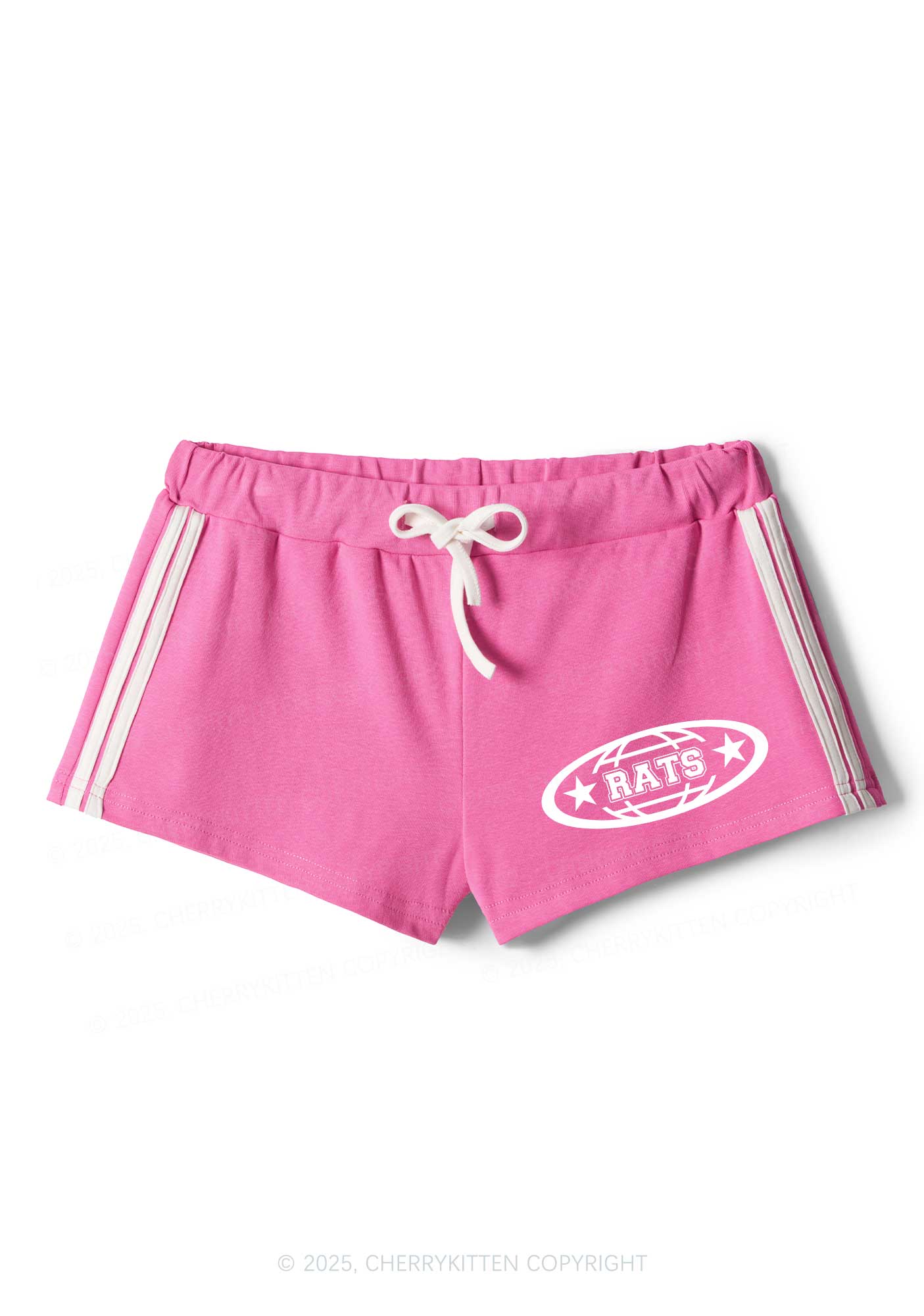 Rats Y2K Drawstring Mini Shorts Cherrykitten