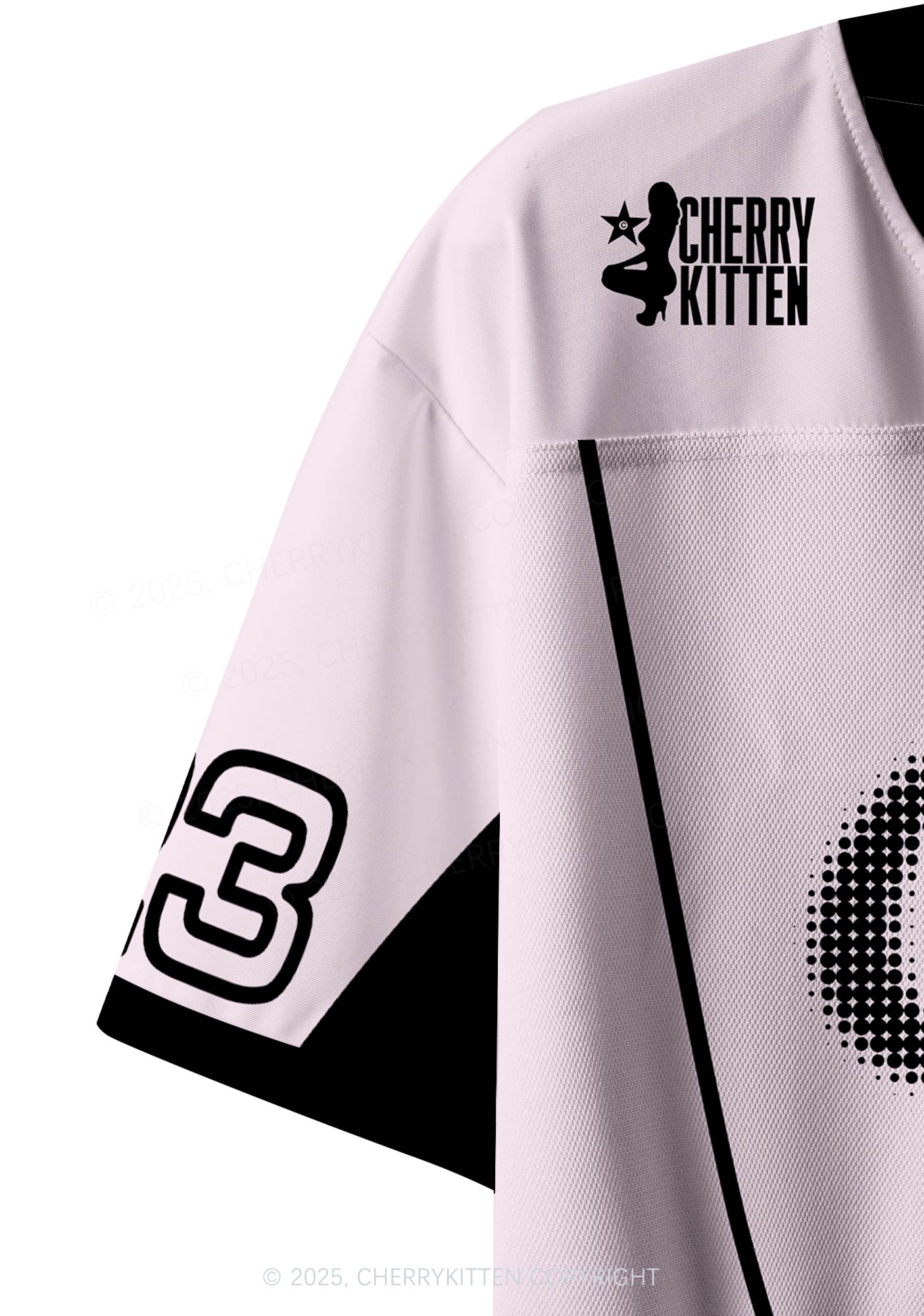 Custom Pixel Cxxt Y2K Crop Sport Jersey Shirts Cherrykitten