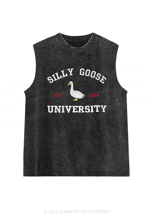 Silly Goose University EST 1994 Y2K Washed Tank Cherrykitten