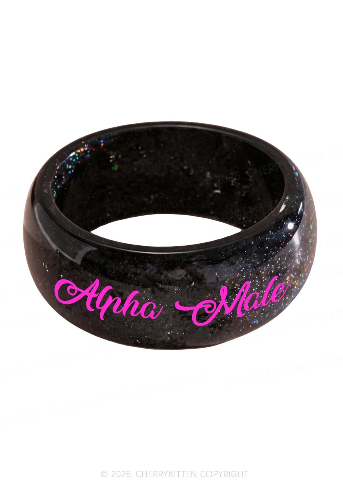 Alpha Male Y2K Cuff Bangle Cherrykitten