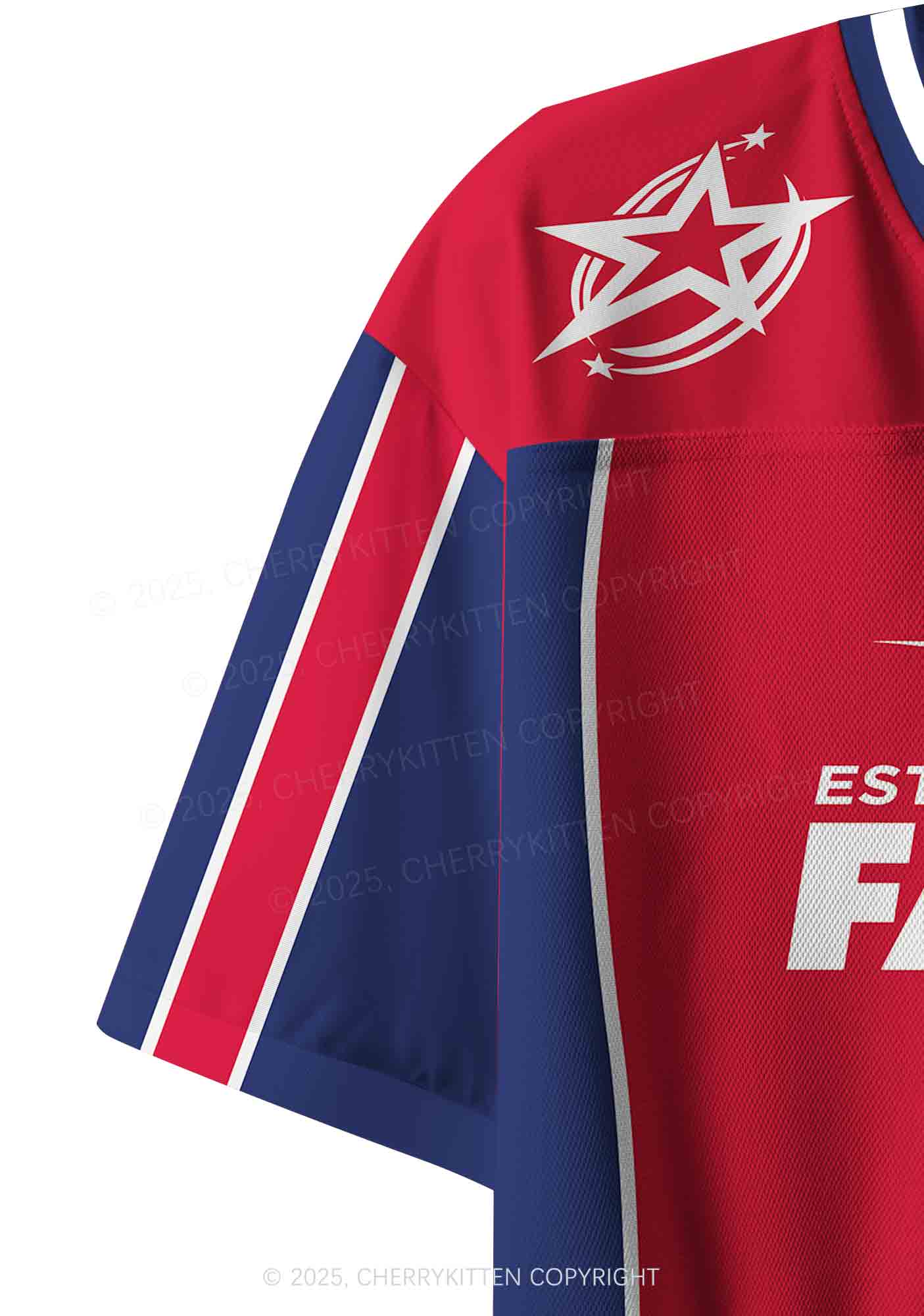 Custom Red Faggot Pride Y2K Crop Sport Jersey Shirts Cherrykitten