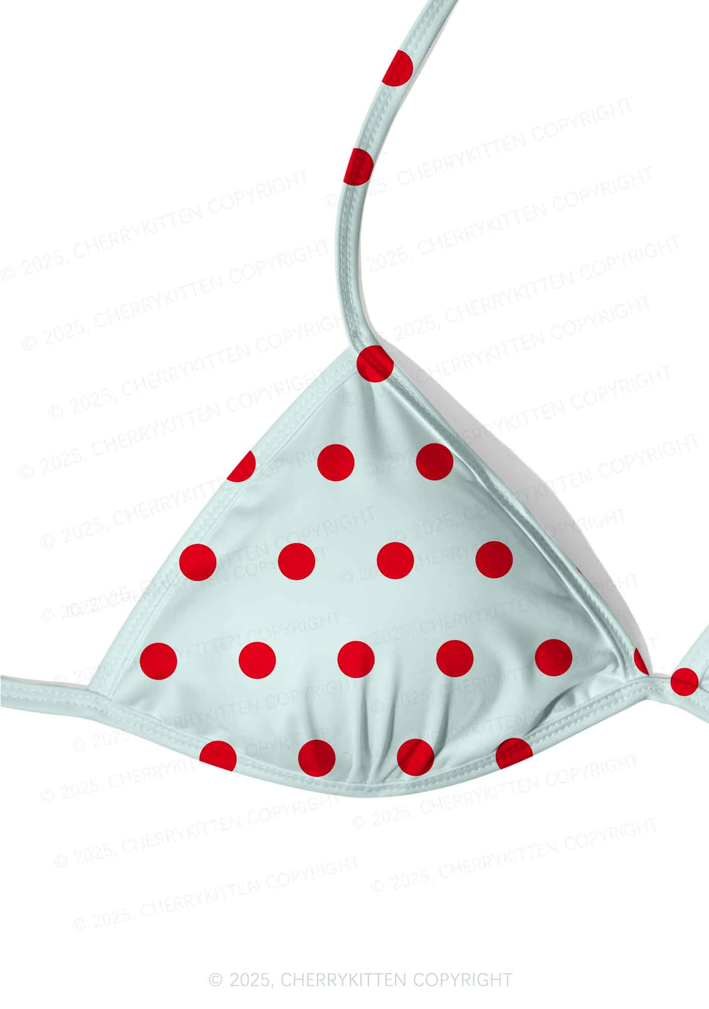 Fresh Red Dots Y2K Print Bikini Set Cherrykitten