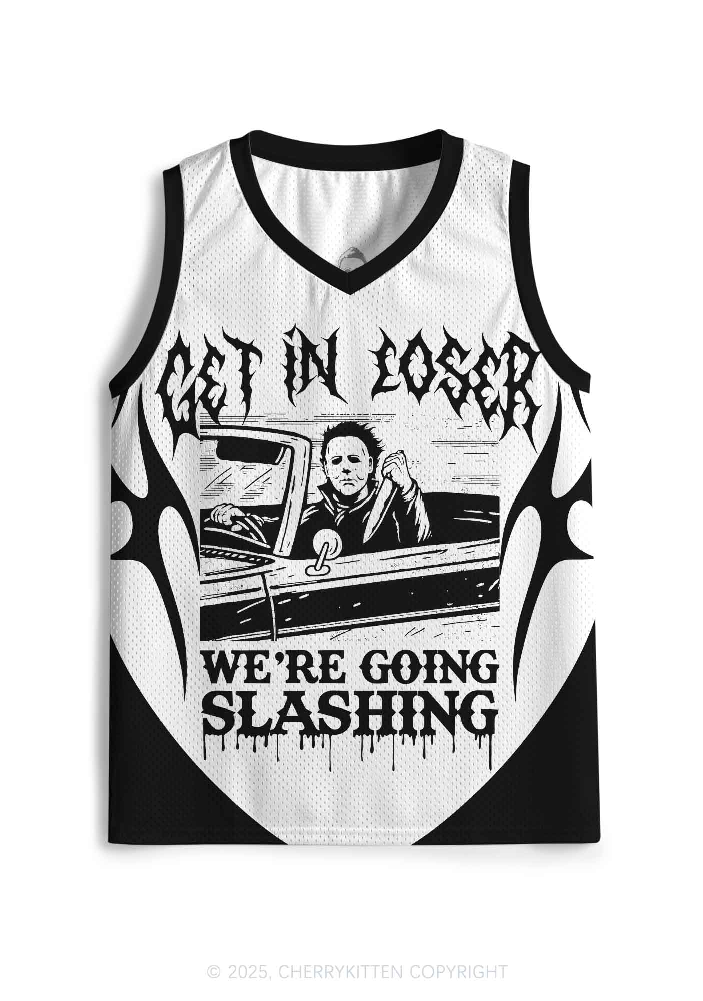 Halloween Custom We Are Going Slashing Y2K Sport Jersey Tank Cherrykitten