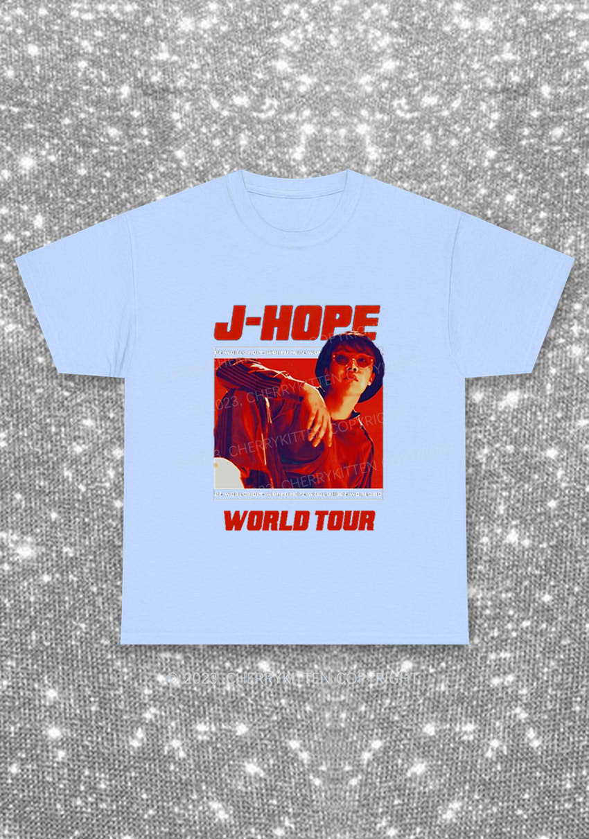 JH World Tour Kpop Y2K Chunky Shirt Cherrykitten
