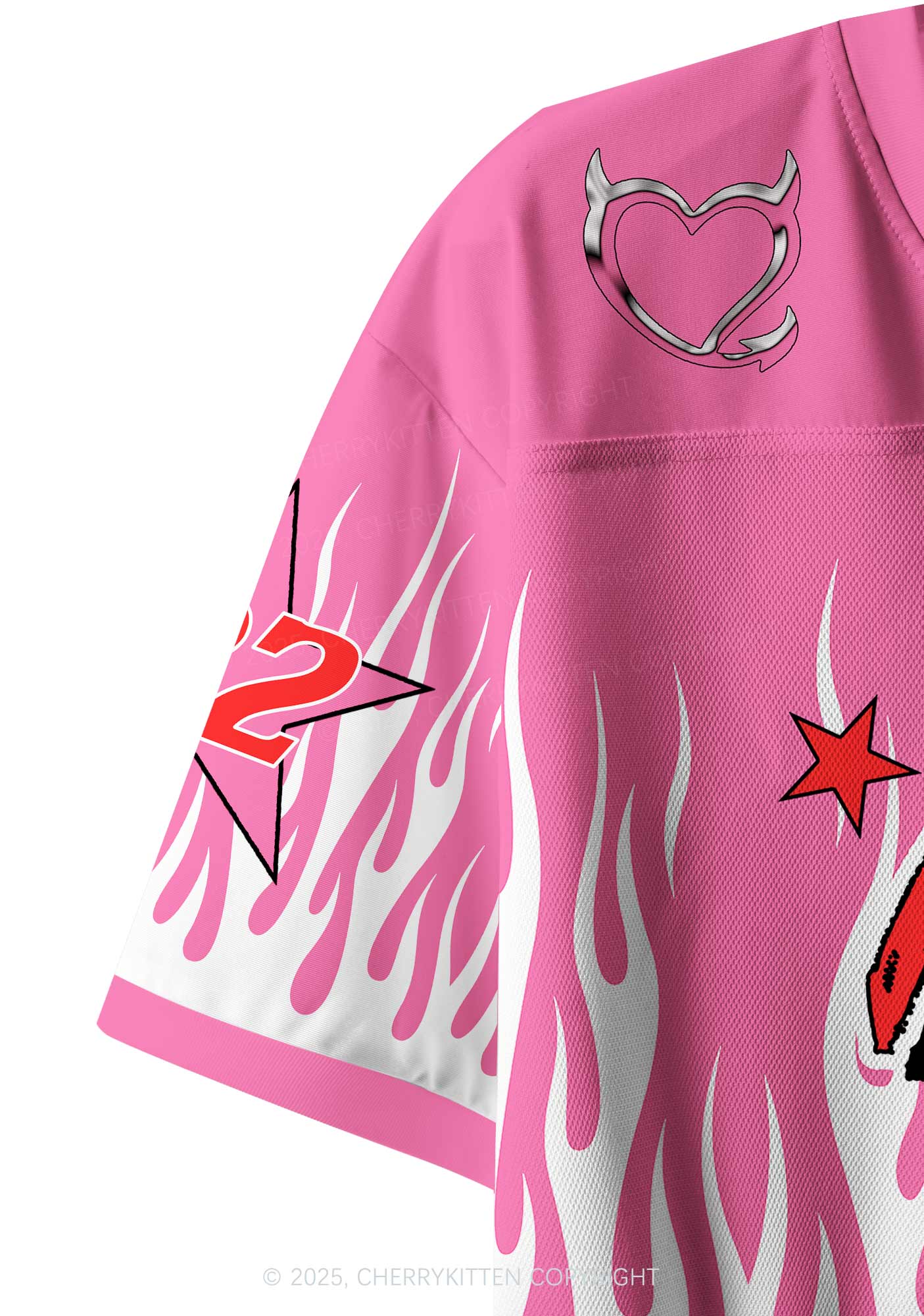 Custom Hot Mxxf Y2K Crop Sport Jersey Shirts Cherrykitten