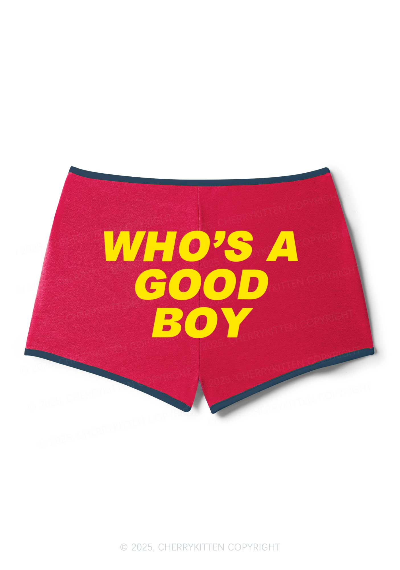 Whos A Good Boy Y2K Booty Shorts Cherrykitten