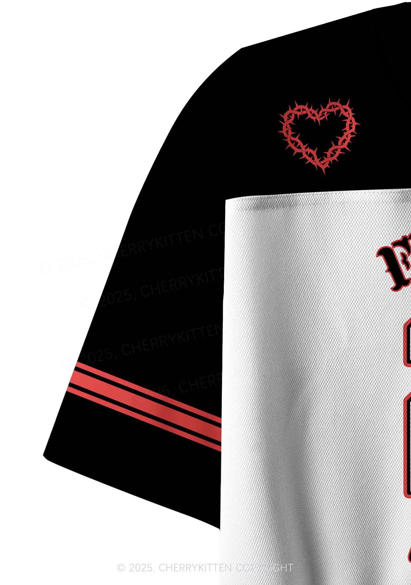 Custom Angel From Hell Y2K Crop Sport Jersey Shirts Cherrykitten