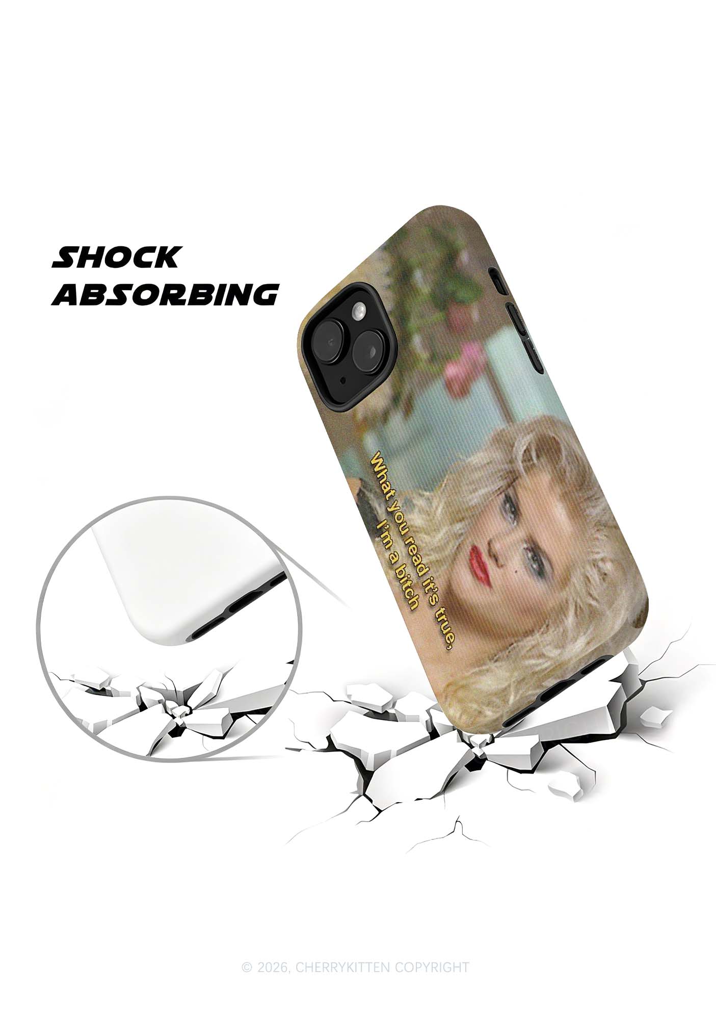 Im A Bxxch Y2K Phone Case Cherrykitten