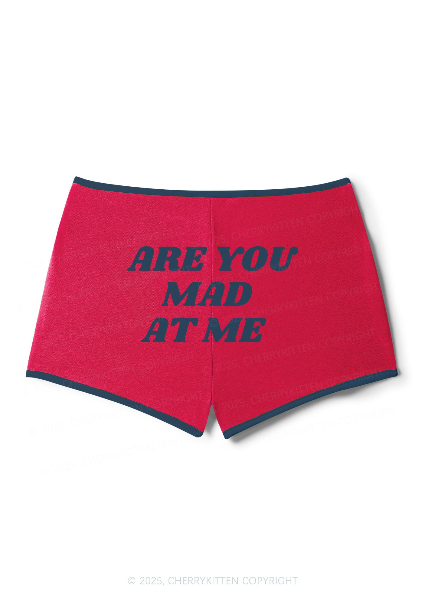 Are You Mad At Me Y2K Contrast Mini Shorts Cherrykitten