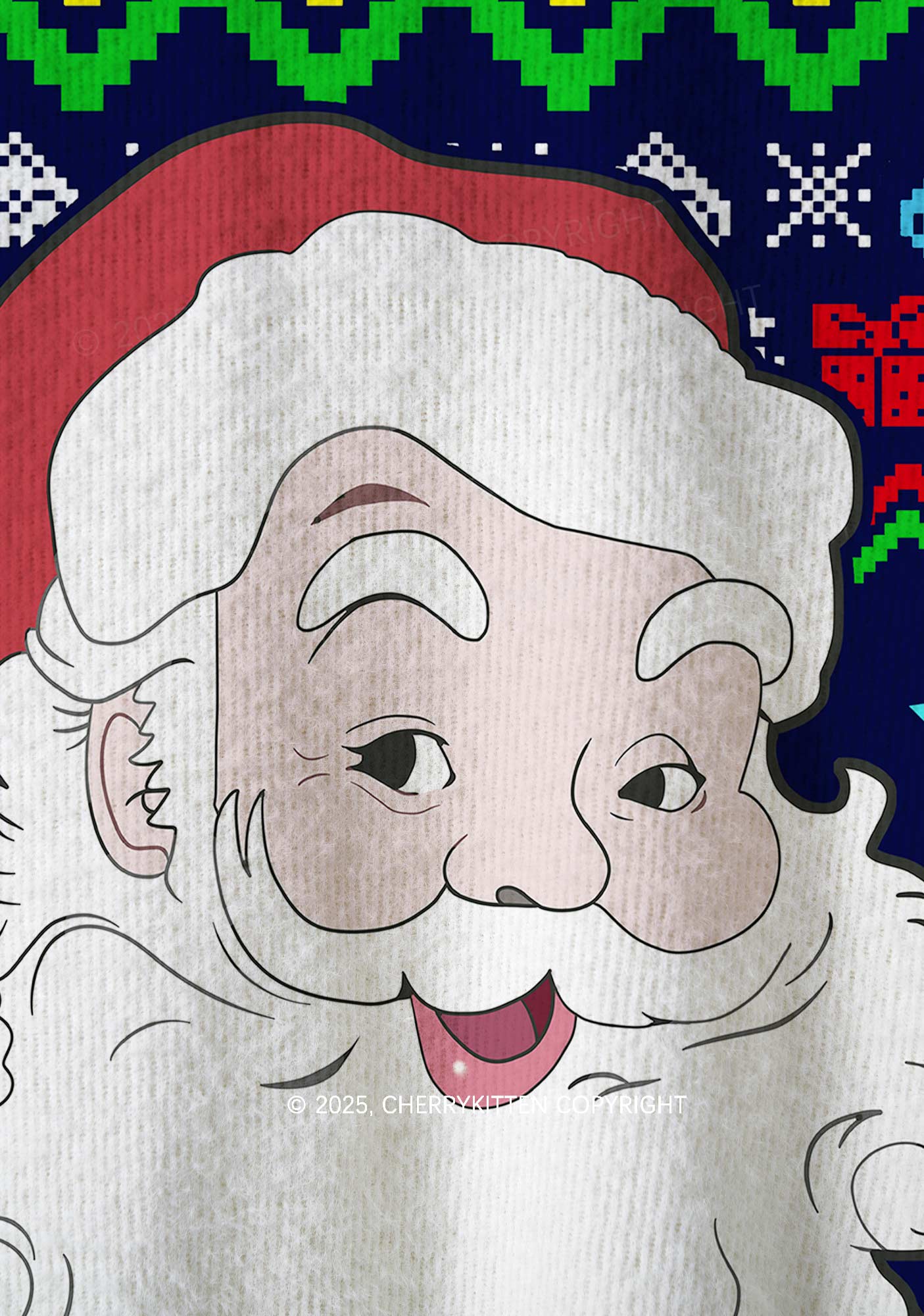 Nothing For You Y2K Christmas Knit Sweatshirt Cherrykitten