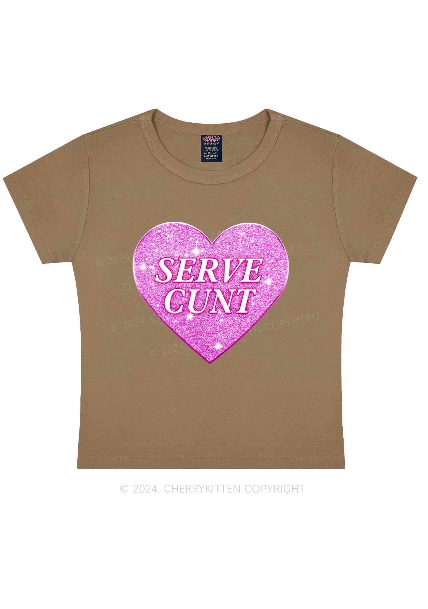 Serve Cxxt Y2K Valentine's Day Baby Tee Cherrykitten