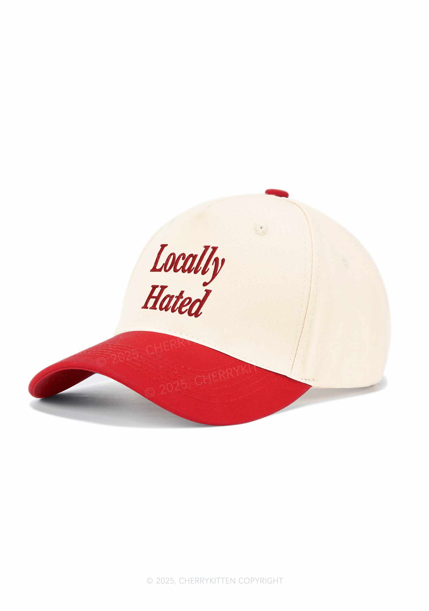 Locally Hated Y2K Color Block Baseball Cap Cherrykitten