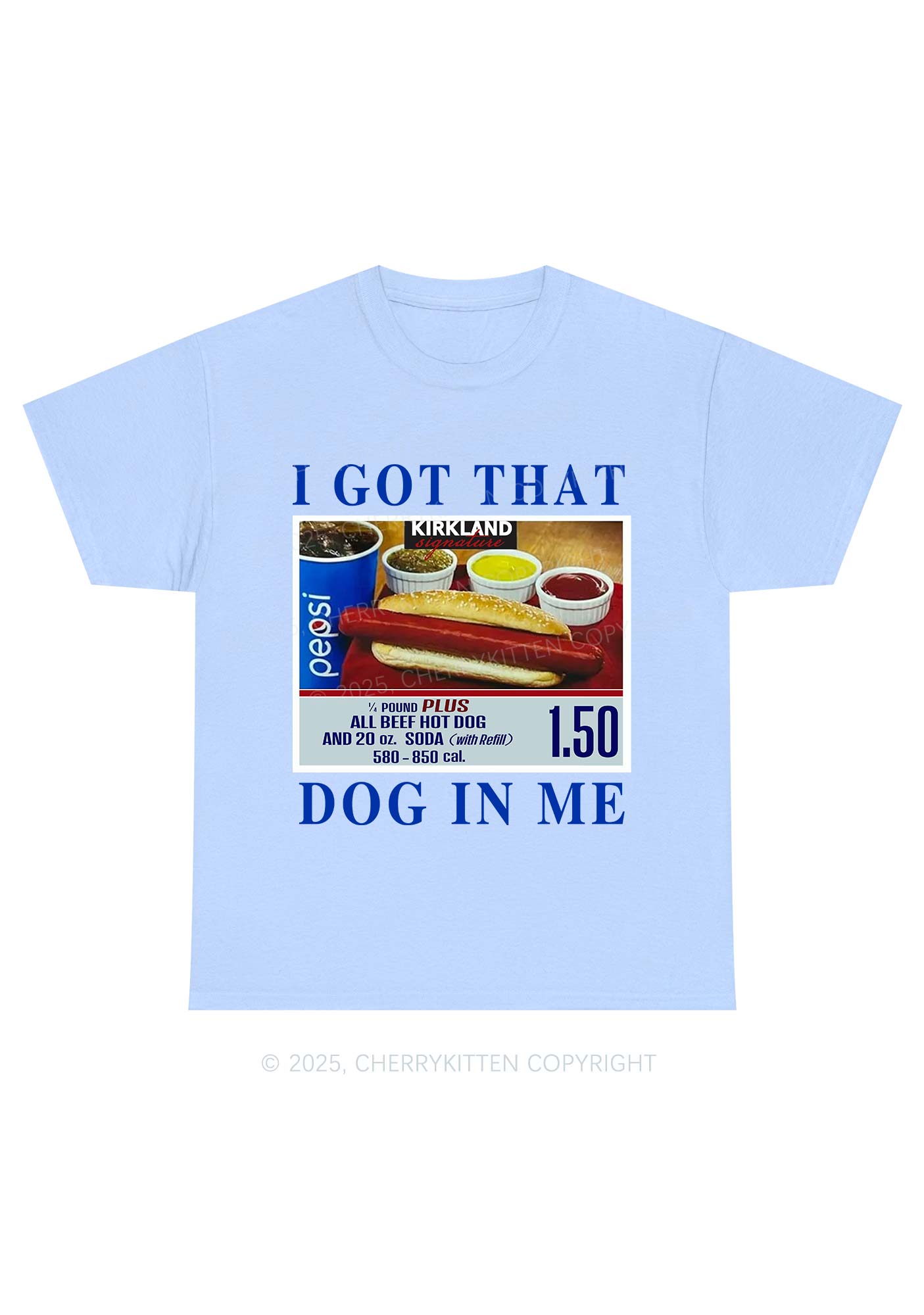 I Got That Hot Dog In Me Y2K Chunky Shirt Cherrykitten