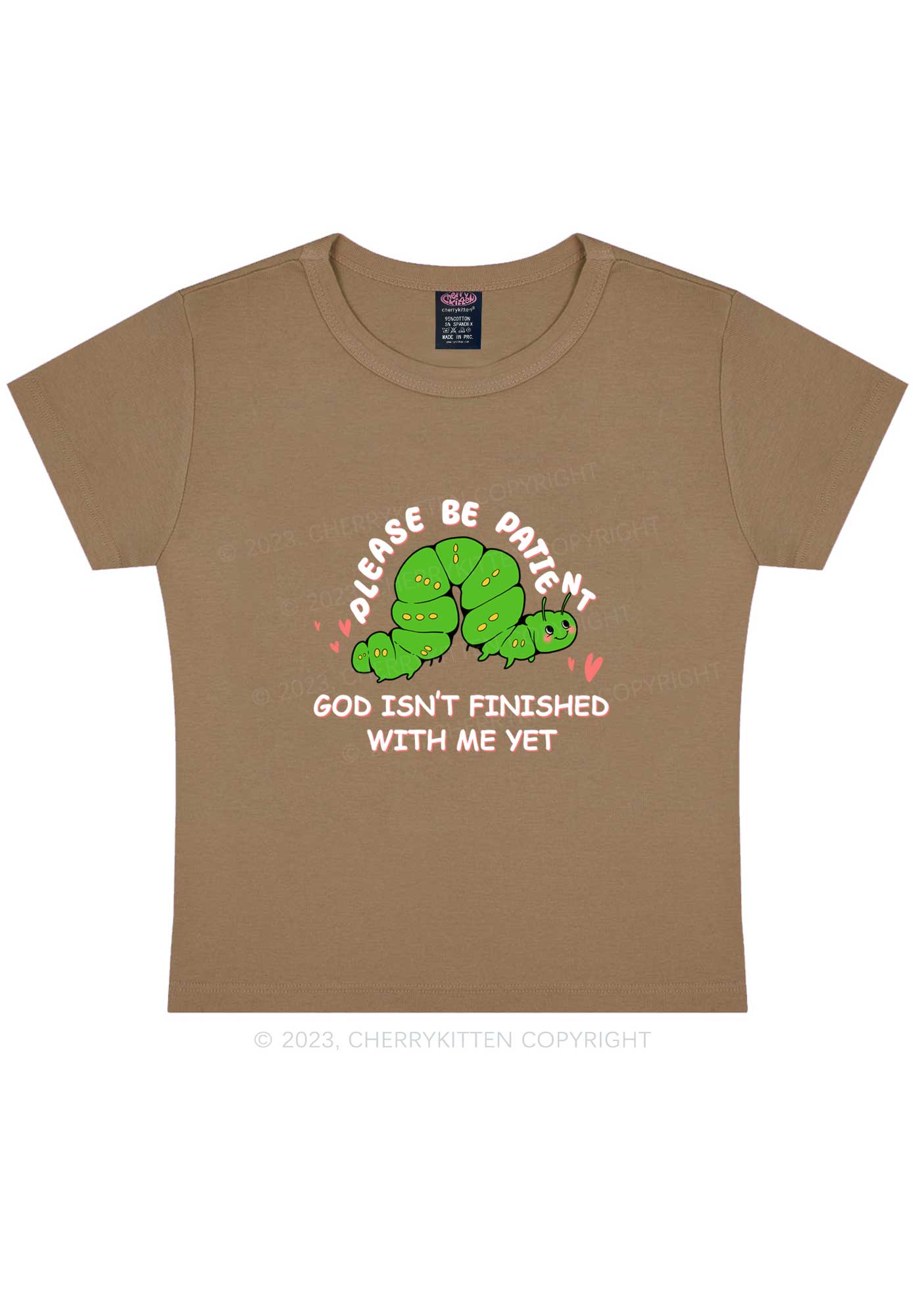 God Isn't Finished Me Y2K Baby Tee Cherrykitten