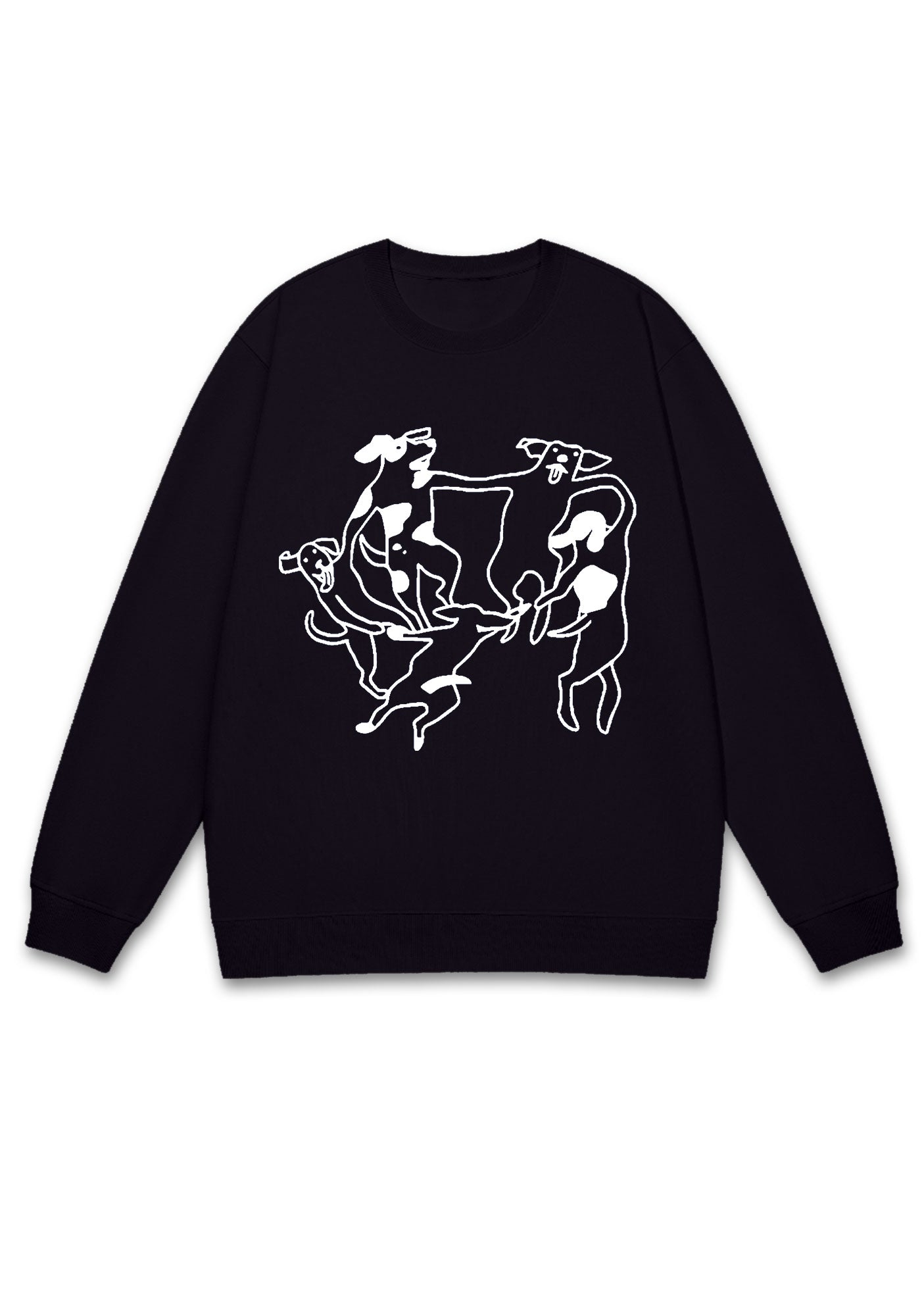 Dancing Dogs Y2K Sweatshirt