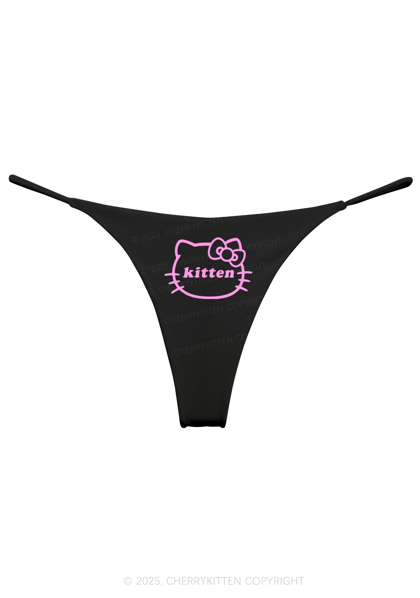 Cute Kitten Y2K Bikini String Thong Cherrykitten