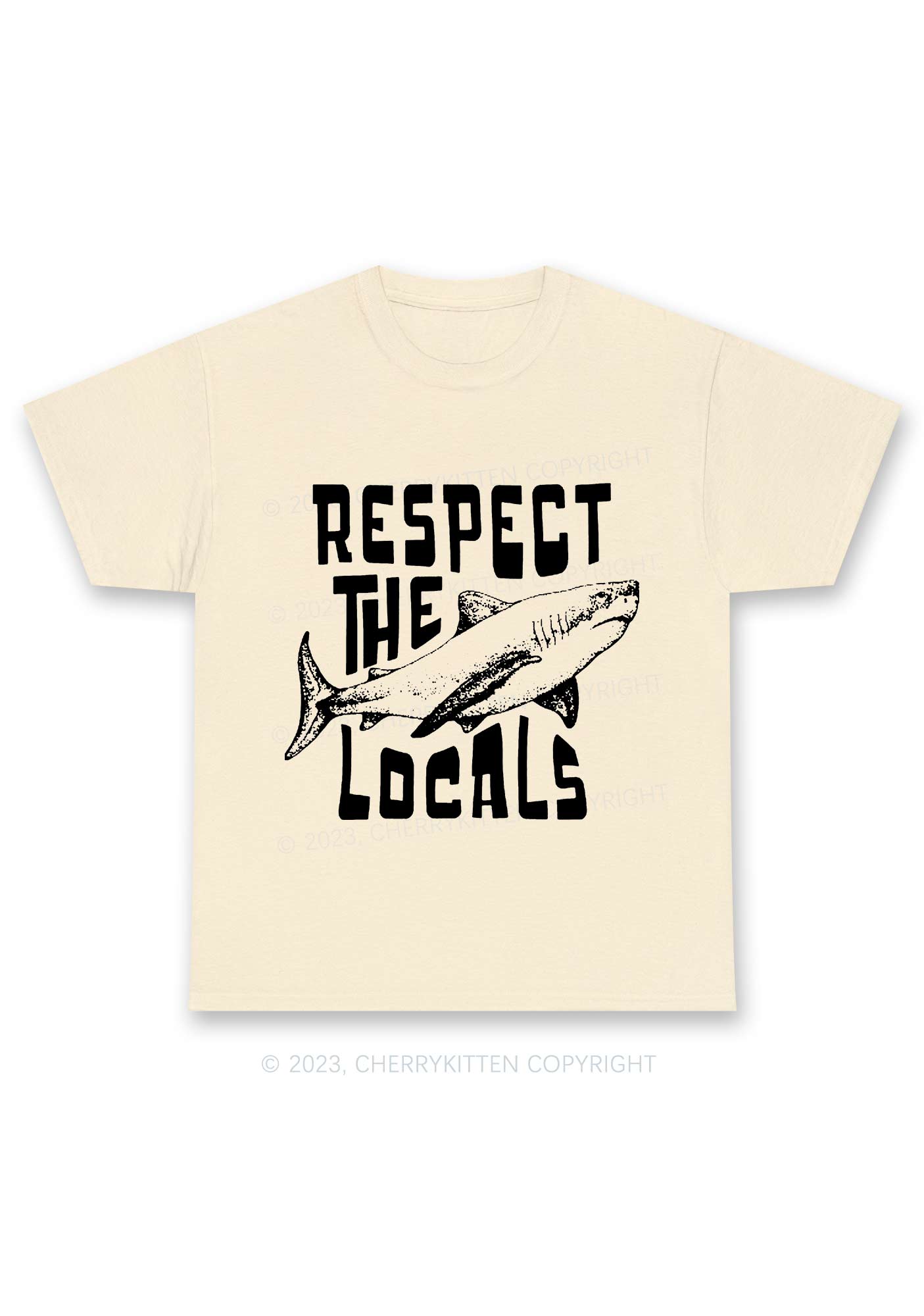 Respect The Locals Chunky Shirt Cherrykitten