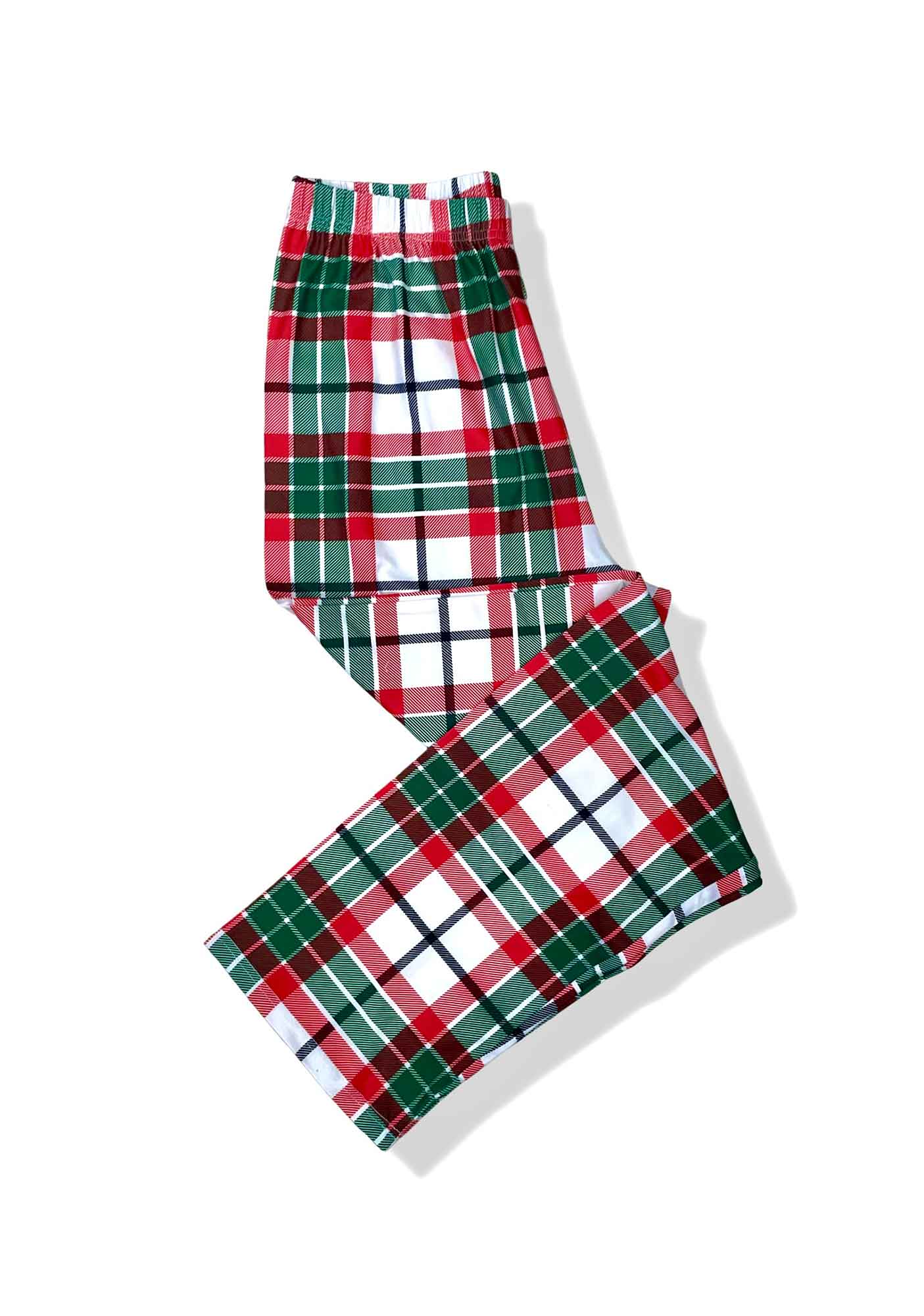 Red&Green Loungewear Plaid Pajama Pants