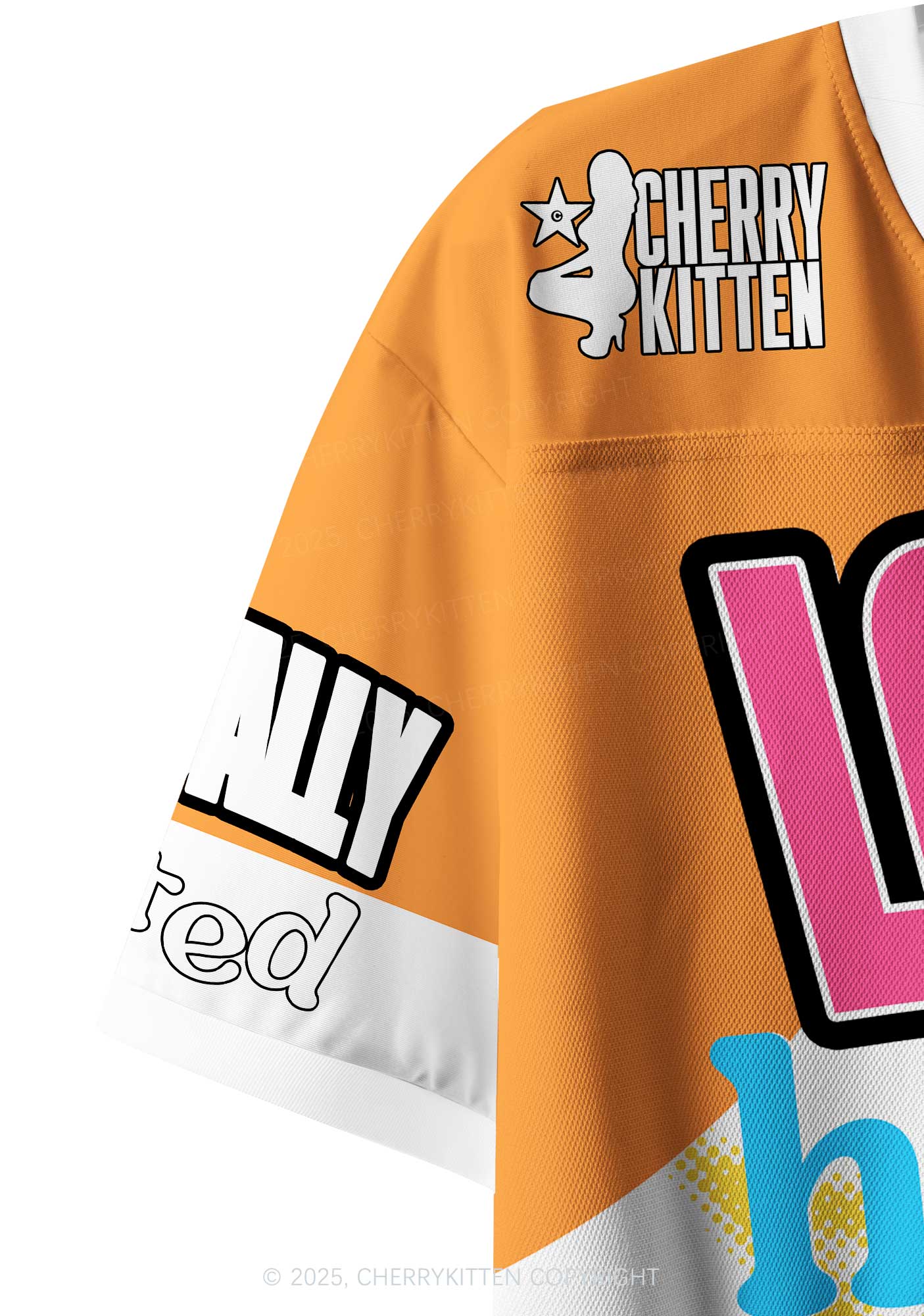 Custom Locally Hated Girl Y2K Crop Sport Jersey Shirts Cherrykitten
