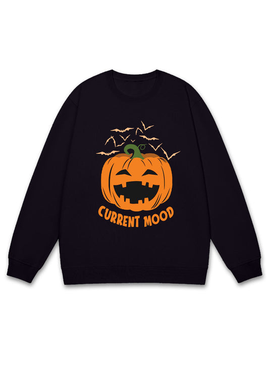 Pumpkin Current Mood Halloween Y2K Sweatshirt Cherrykitten