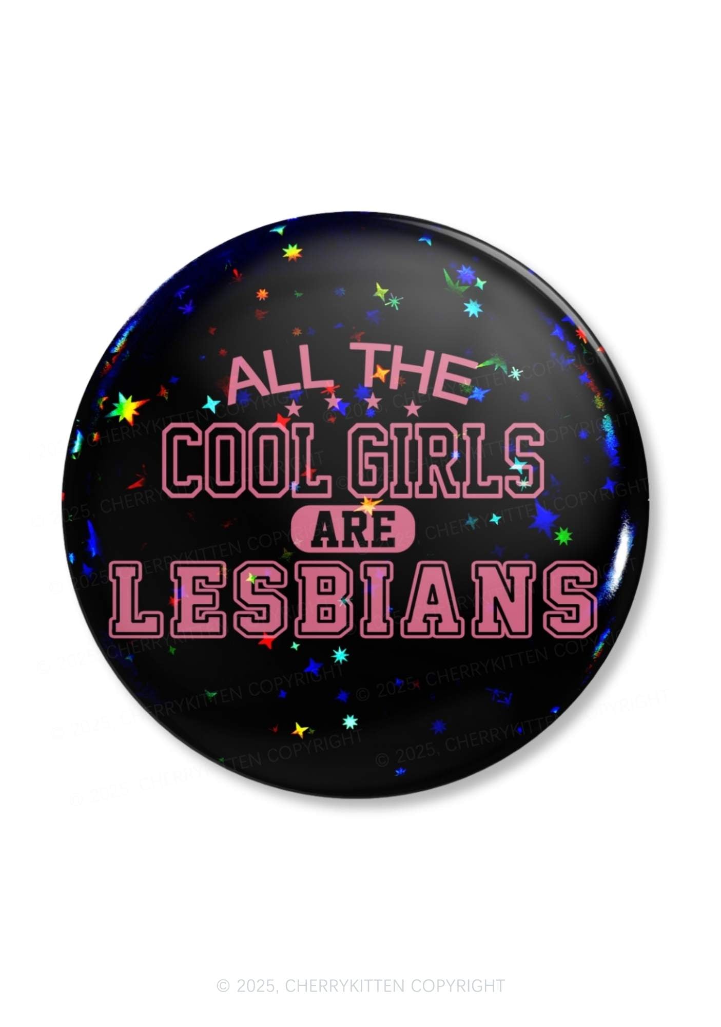 Cool Girls Are Lesbians Pride 1Pc Y2K Pin Badge Cherrykitten