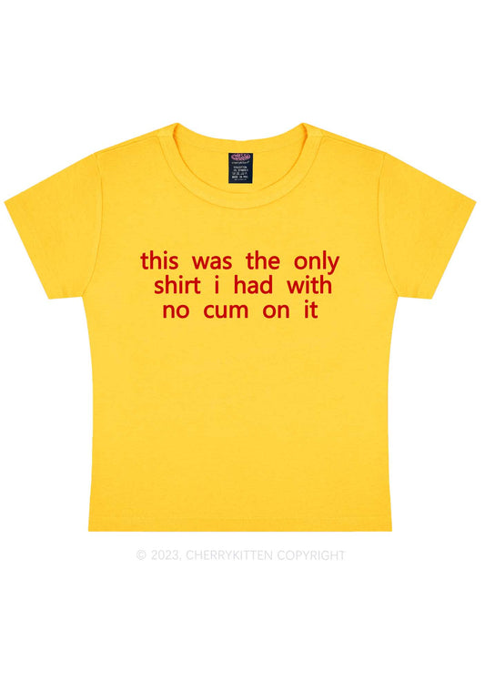 The Only Shirt I Had Y2K Baby Tee Cherrykitten