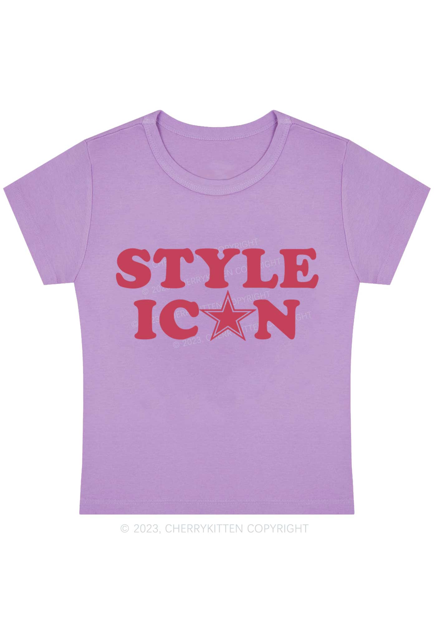 Curvy Style Icon Baby Tee Cherrykitten