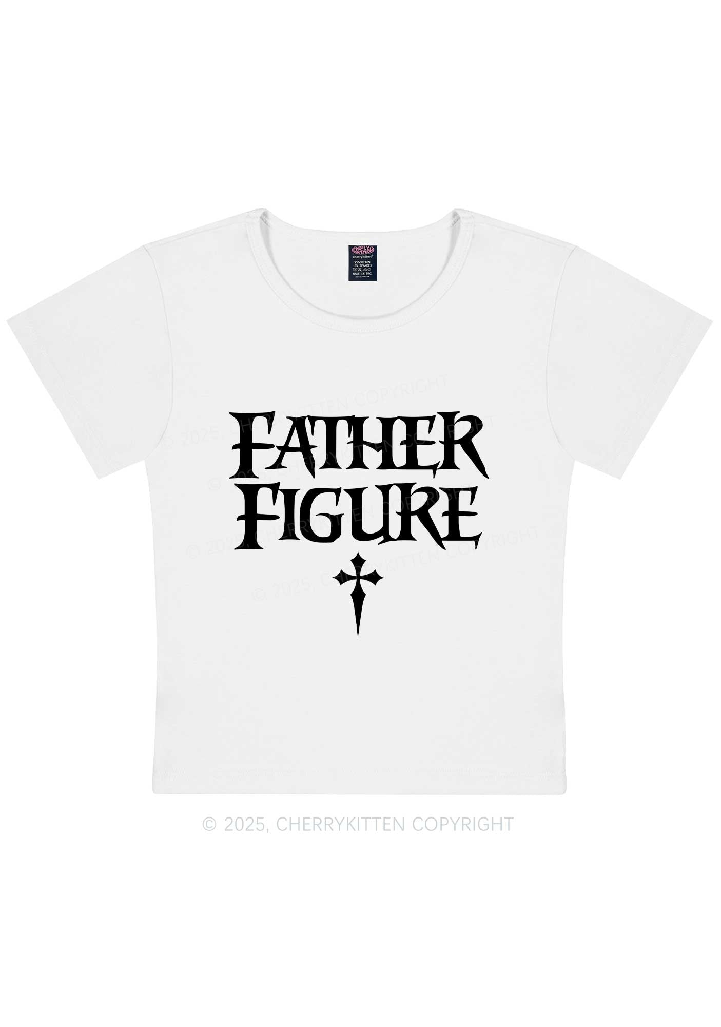 Halloween Father Figure Y2K Baby Tee Cherrykitten