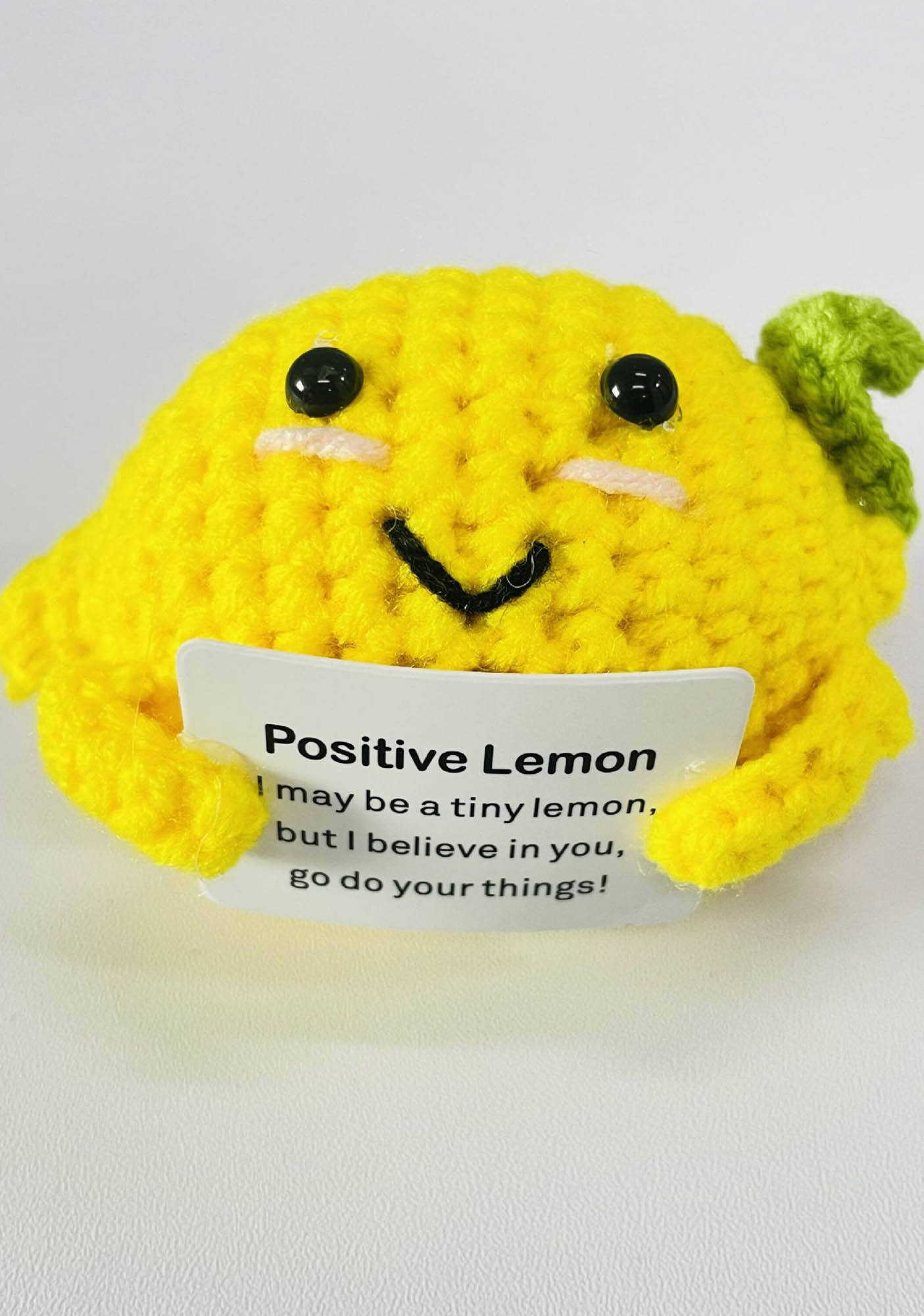 Positive Potato Y2K Handmade Crochet Pendant Cherrykitten