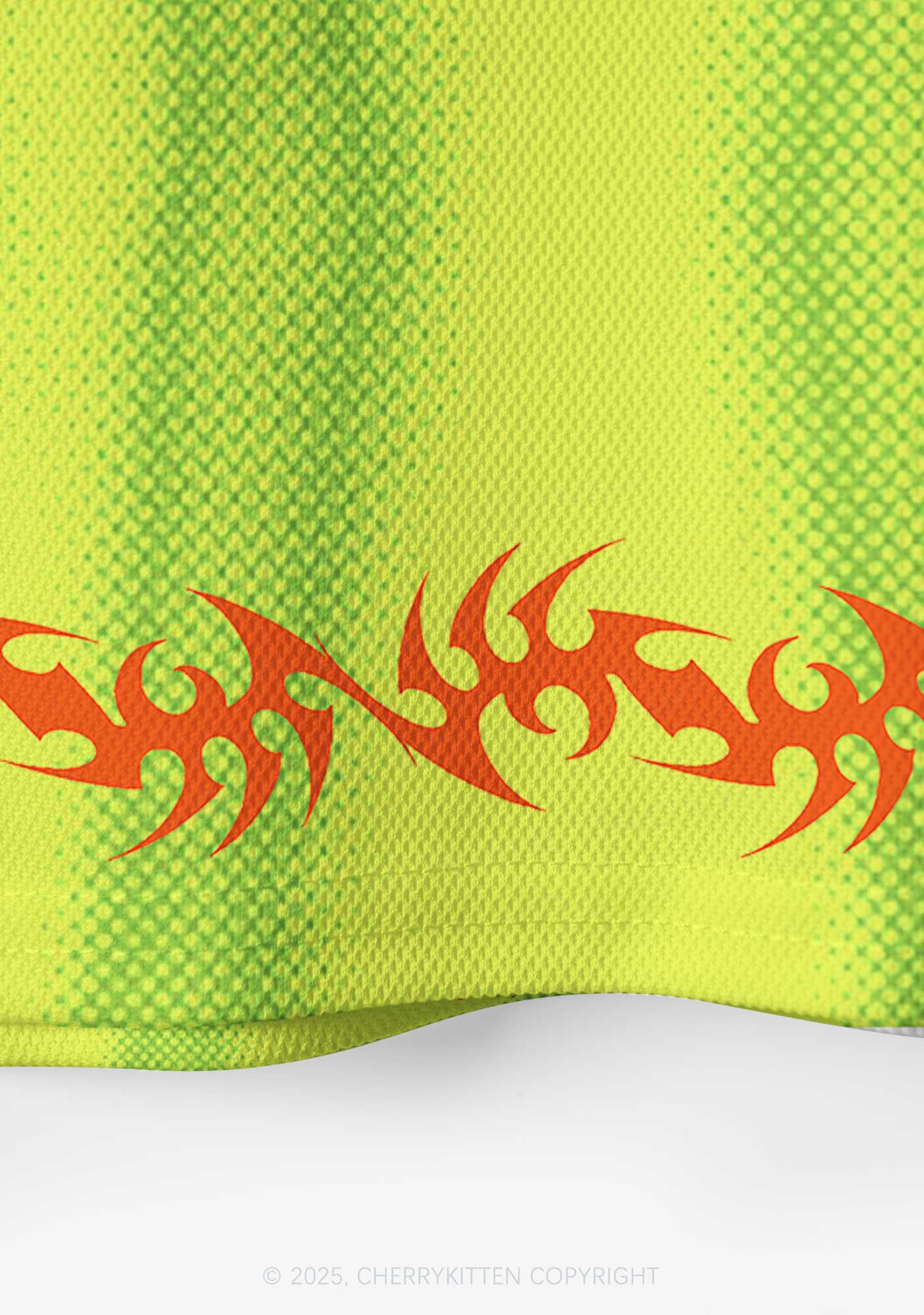 Custom Lime Cxxt Y2K Crop Sport Jersey Shirts Cherrykitten