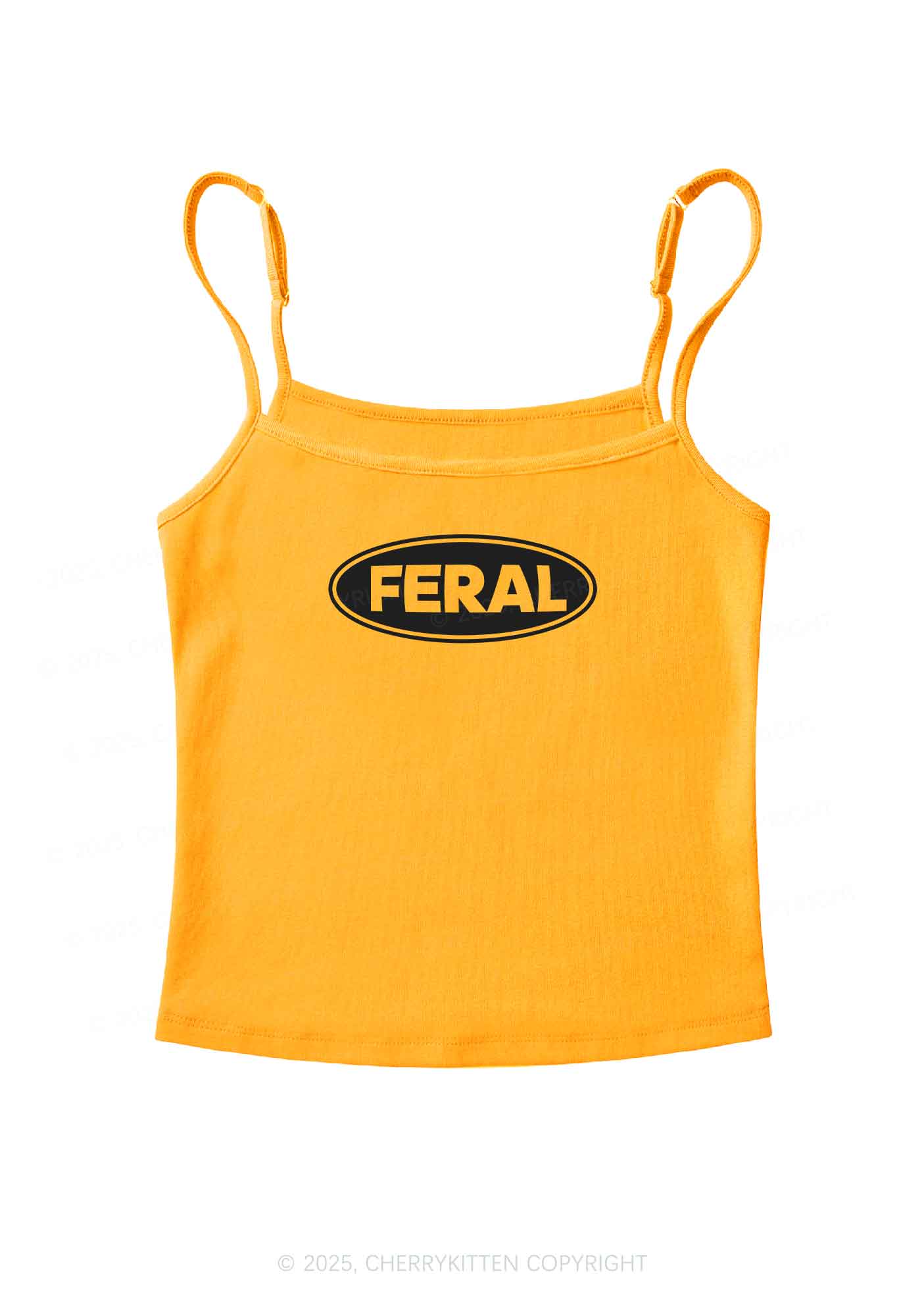 Feral Y2K Spaghetti Strap Cami Cherrykitten