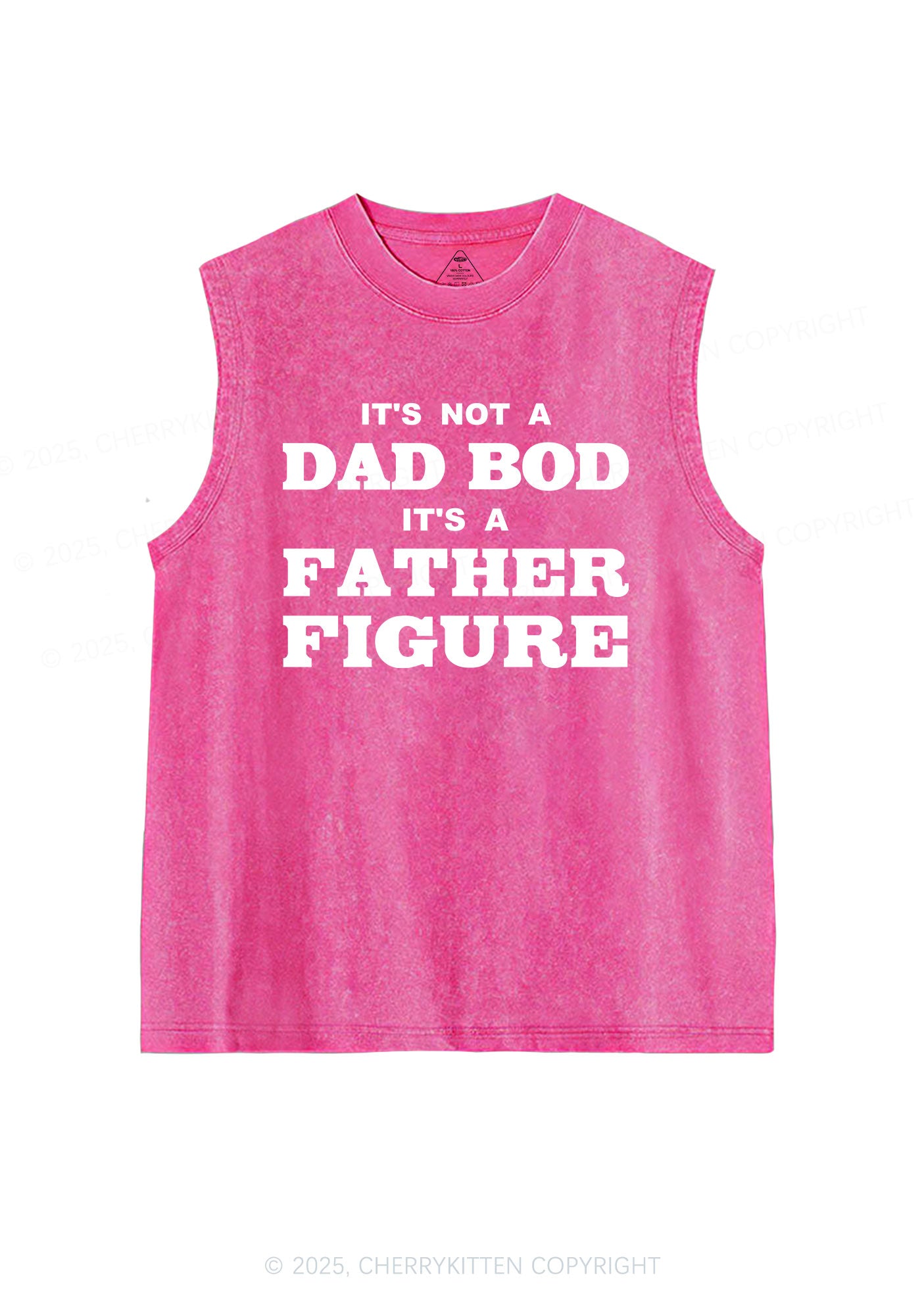 Dad Bod Father Figure Y2K Washed Muscle Tank Cherrykitten