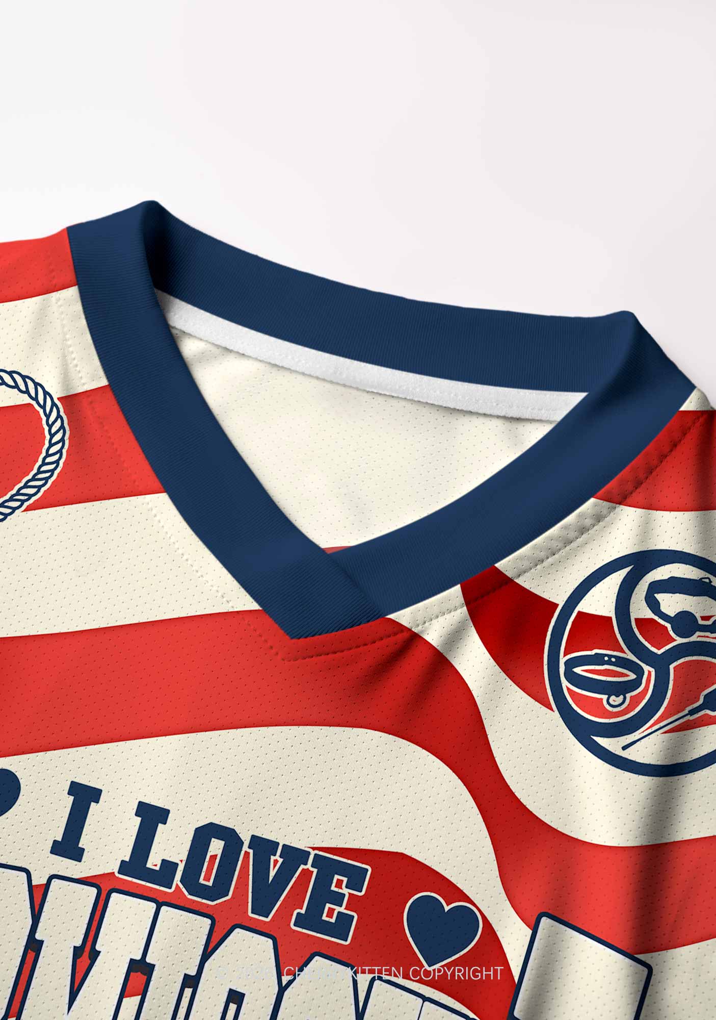 I Love S Boys Y2K Crop Football Jersey Shirts Cherrykitten