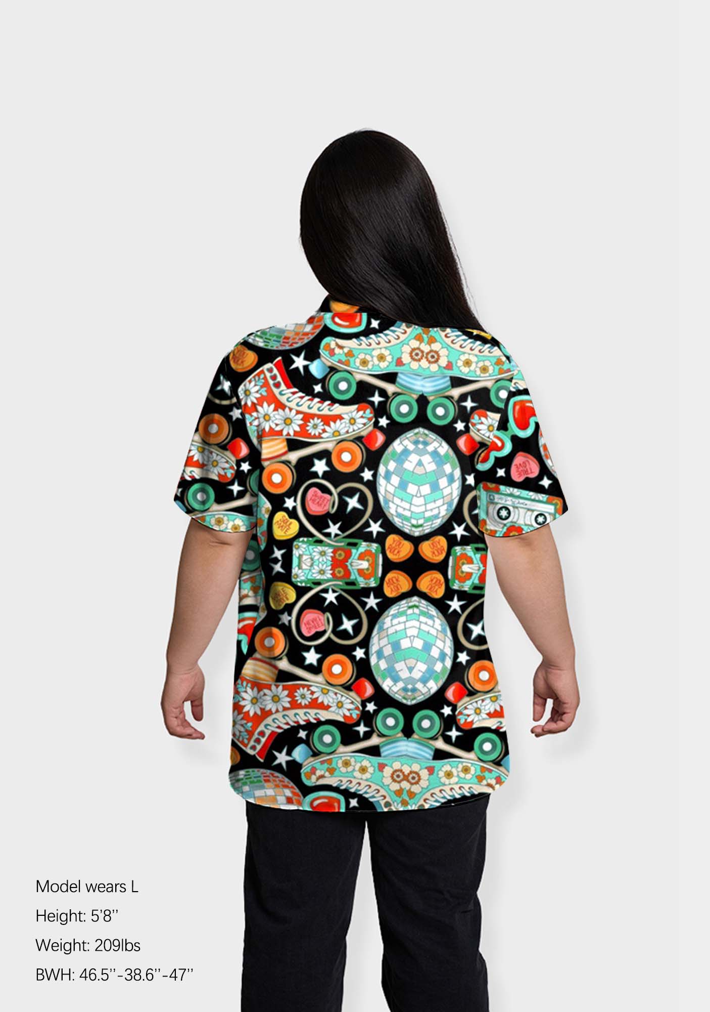 Dazzling Disco Dream Print Shirts