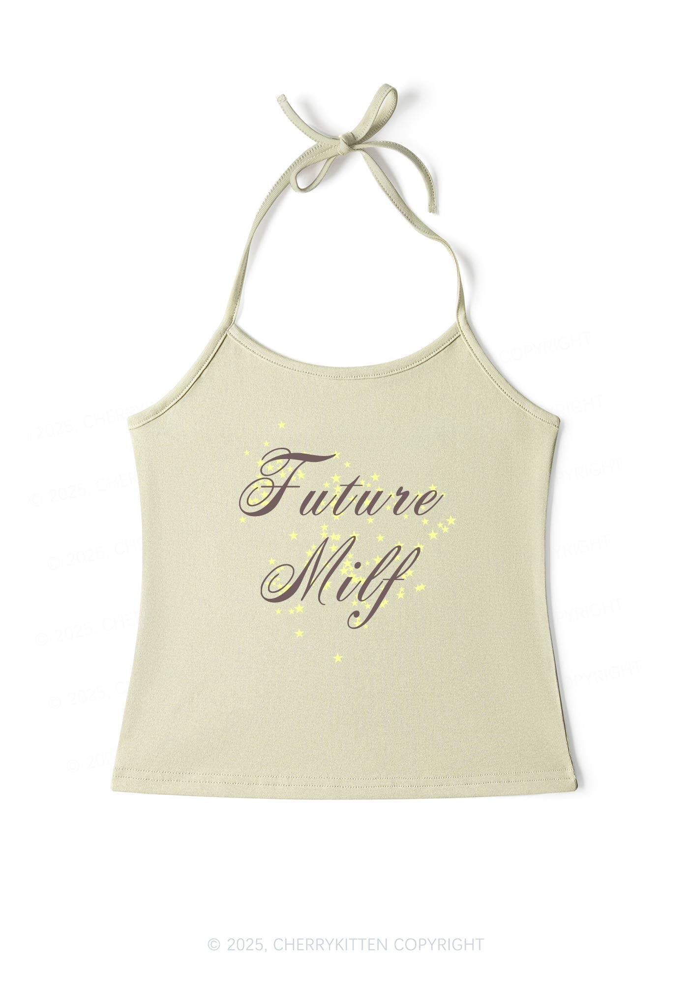 Future Mxxf Y2K Halter Neck Cami Cherrykitten