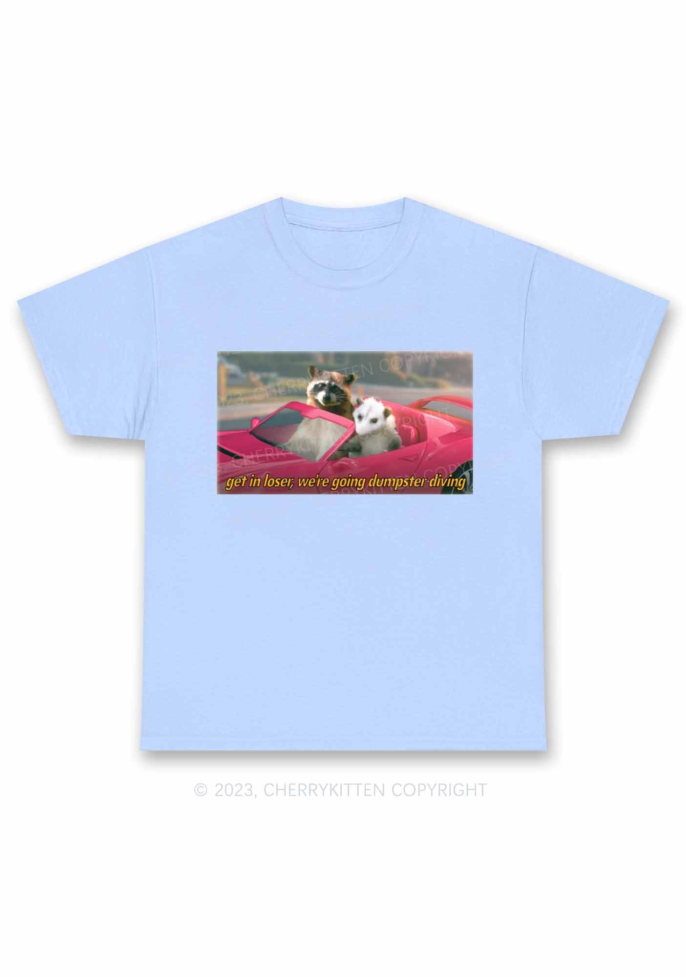 Get In Loser Y2K Chunky Shirt Cherrykitten