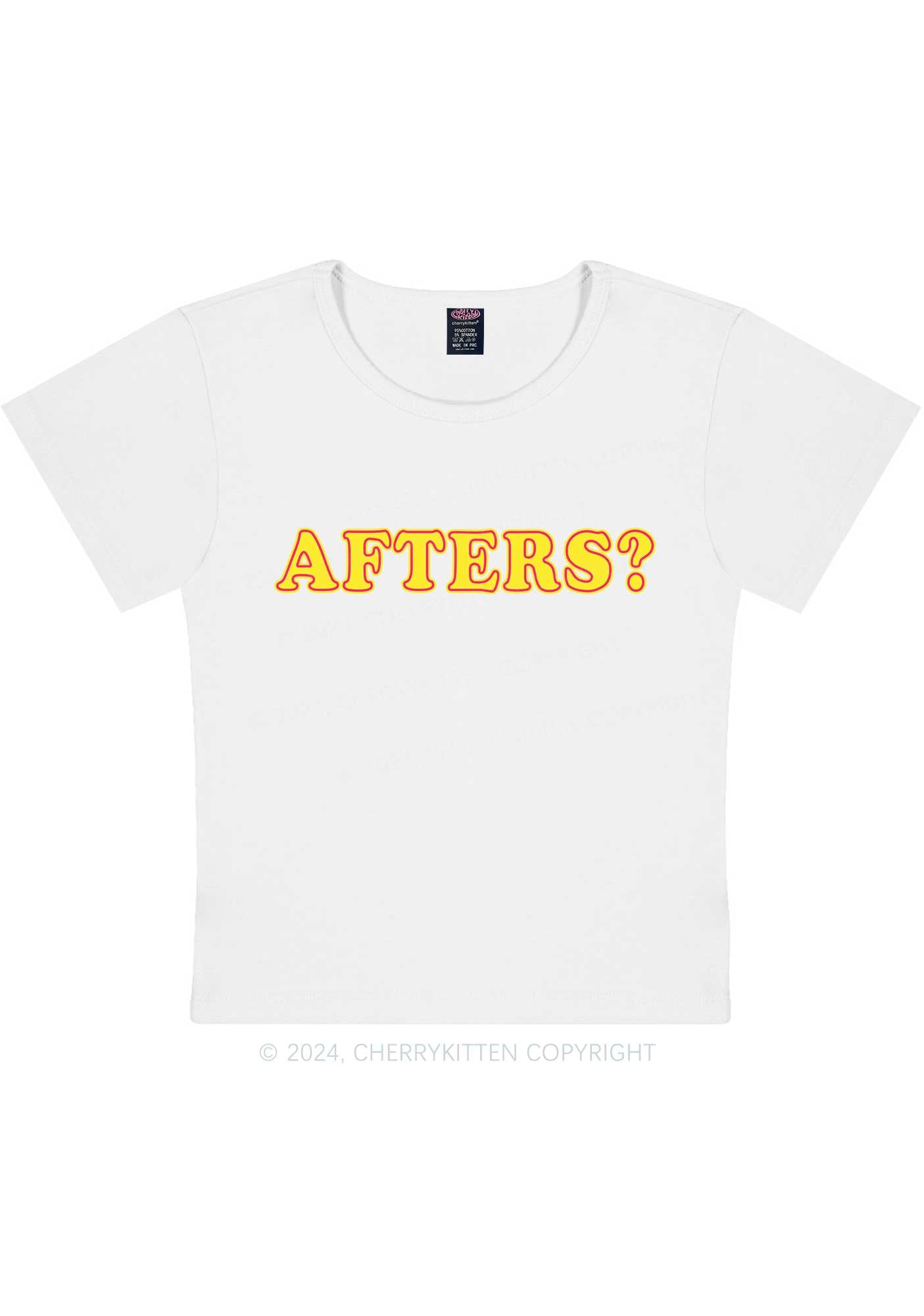 Afters Y2K Baby Tee Cherrykitten