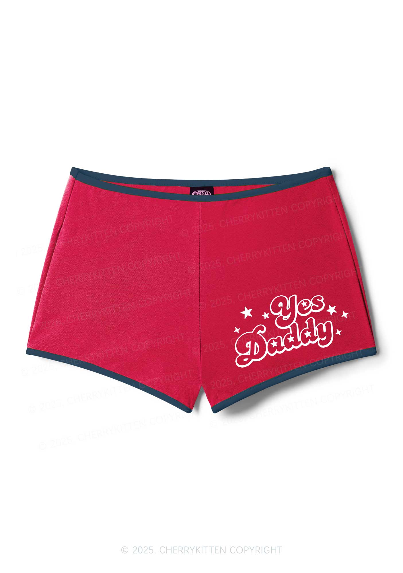 Yes Daddy Star Y2K Booty Shorts Cherrykitten