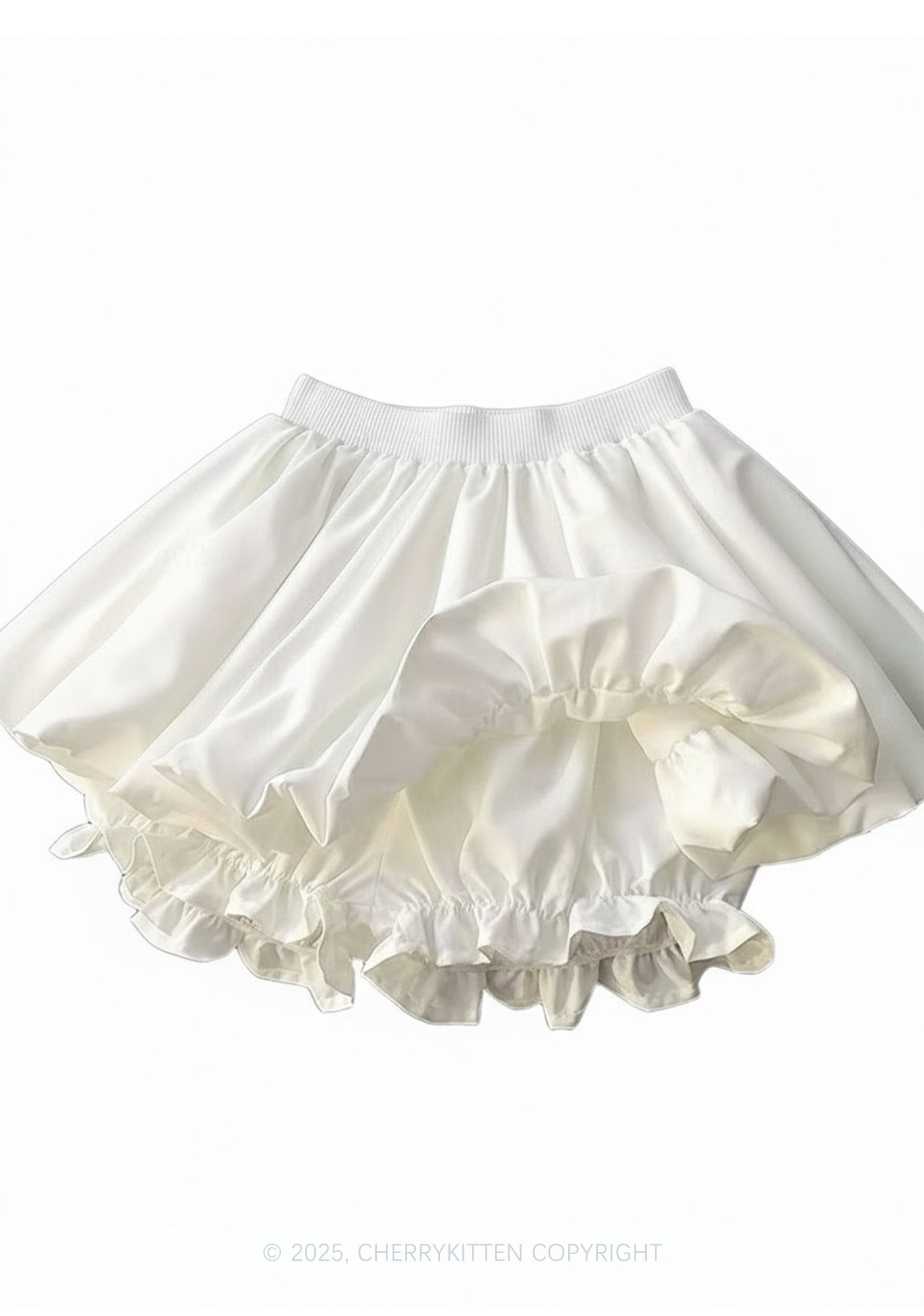 Y2K Pleated Puffy Mini Skirt Cherrykitten