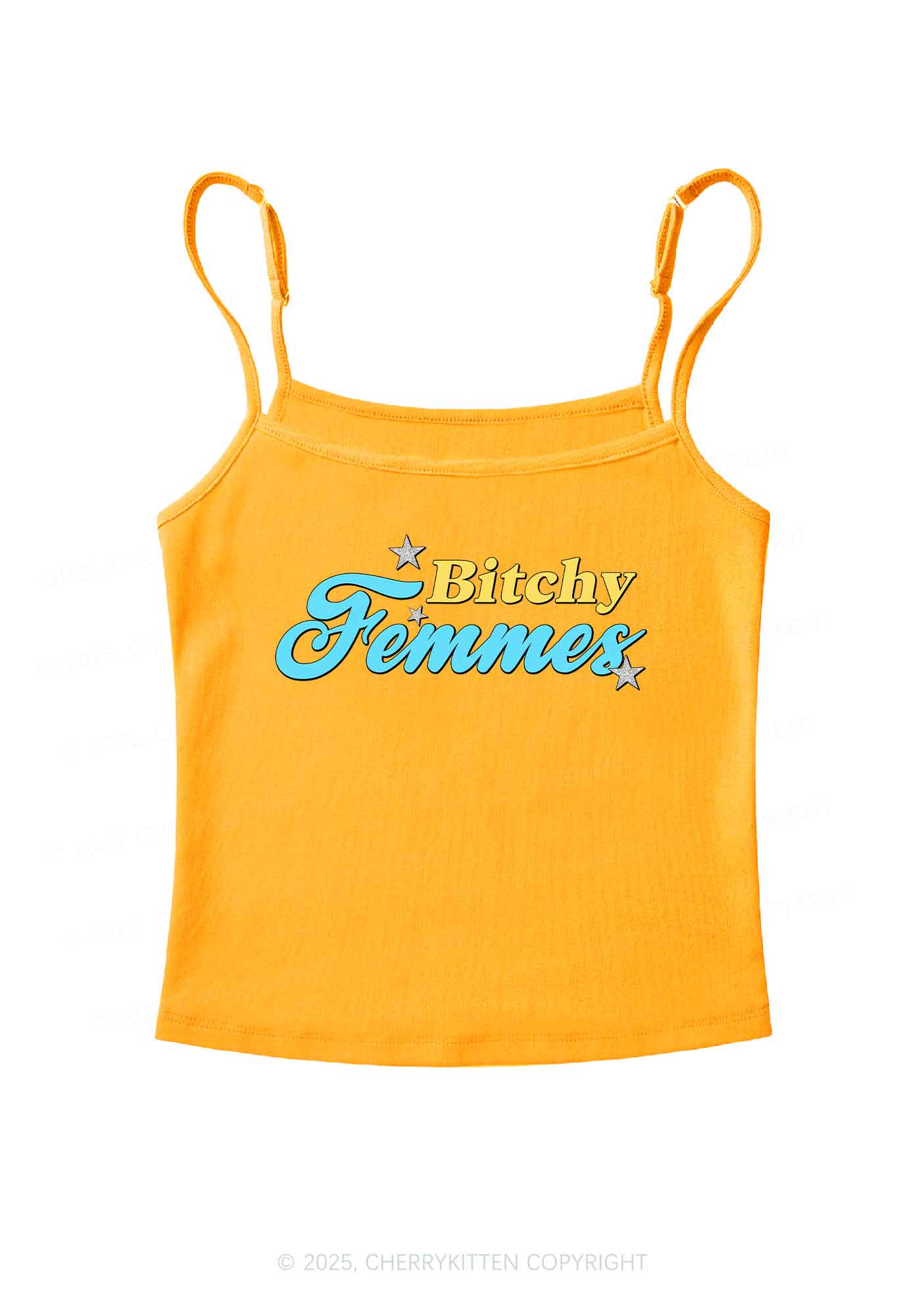 Bxtchy Femmes Pride Y2K Spaghetti Strap Cami Cherrykitten